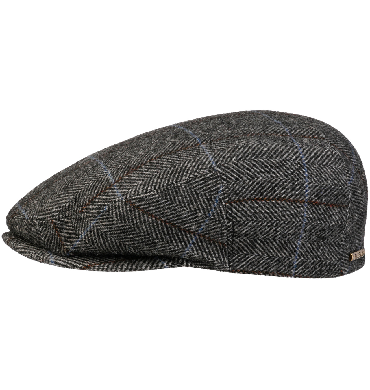 Stetson - Kent Wool Ivy Cap With Earflaps - Grey/Black