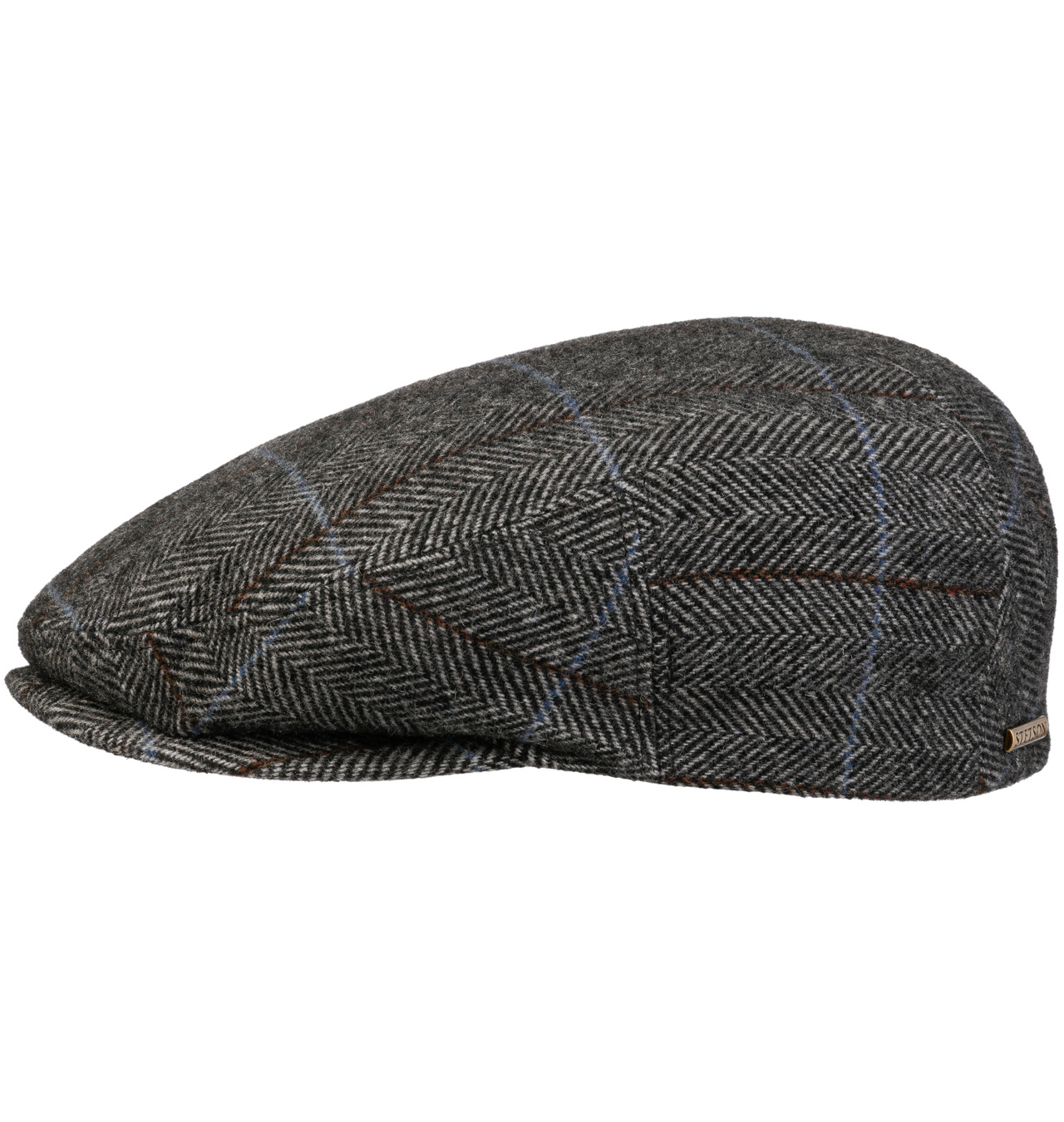 Stetson---Kent-Wool-Ivy-Cap-With-Earflaps---Grey-Black1