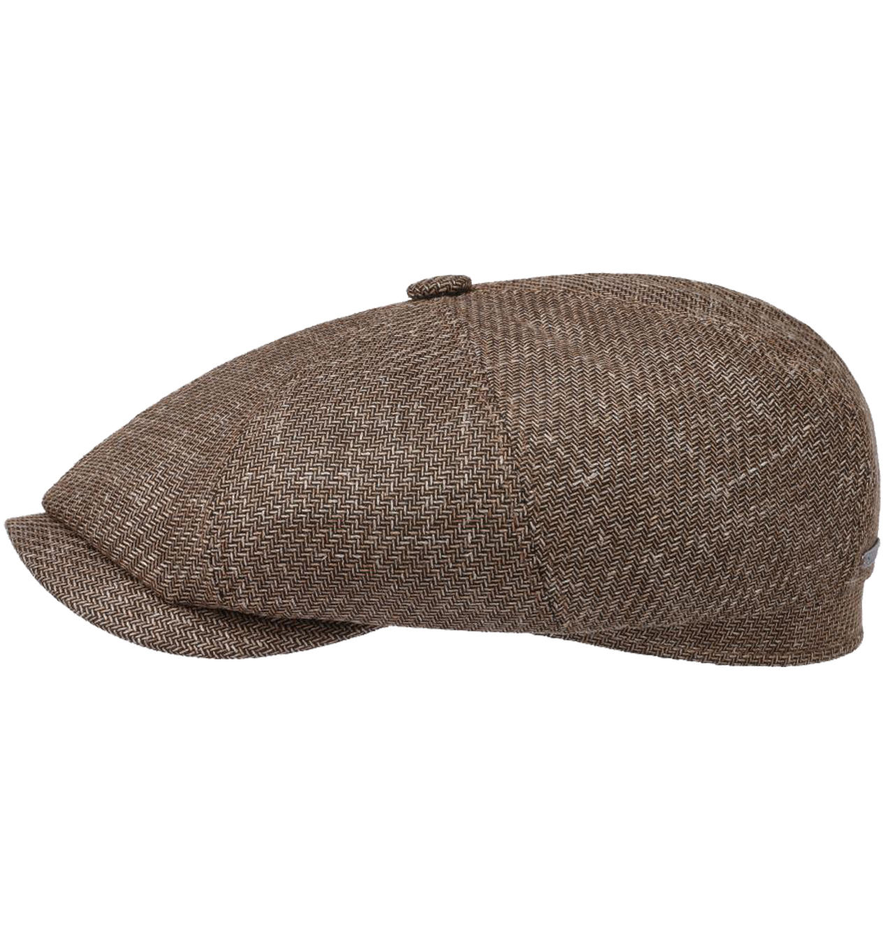 Stetson - Lester Silk Flat Cap - Rust