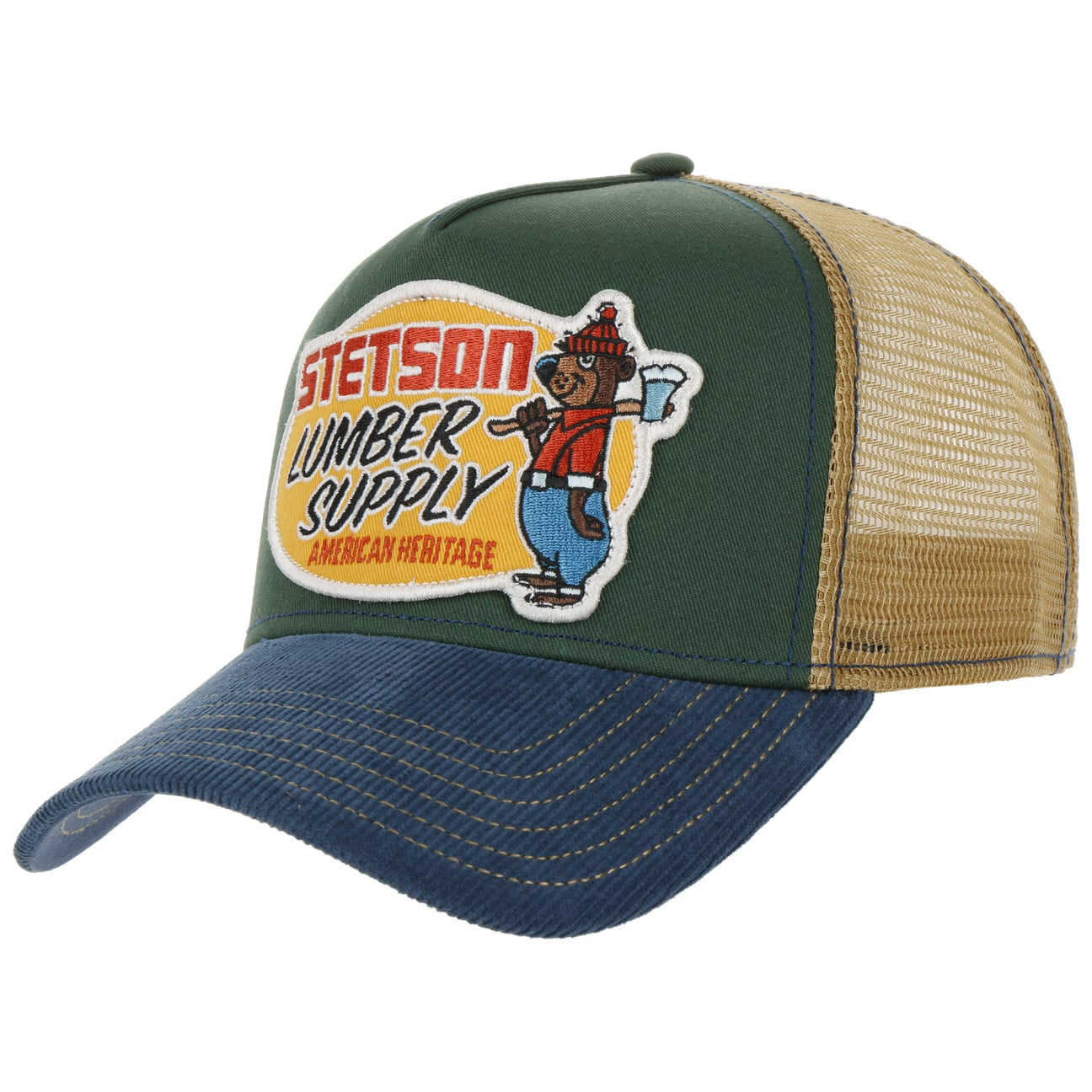 Stetson---Lumber-Supply-Trucker-Cap---Green1