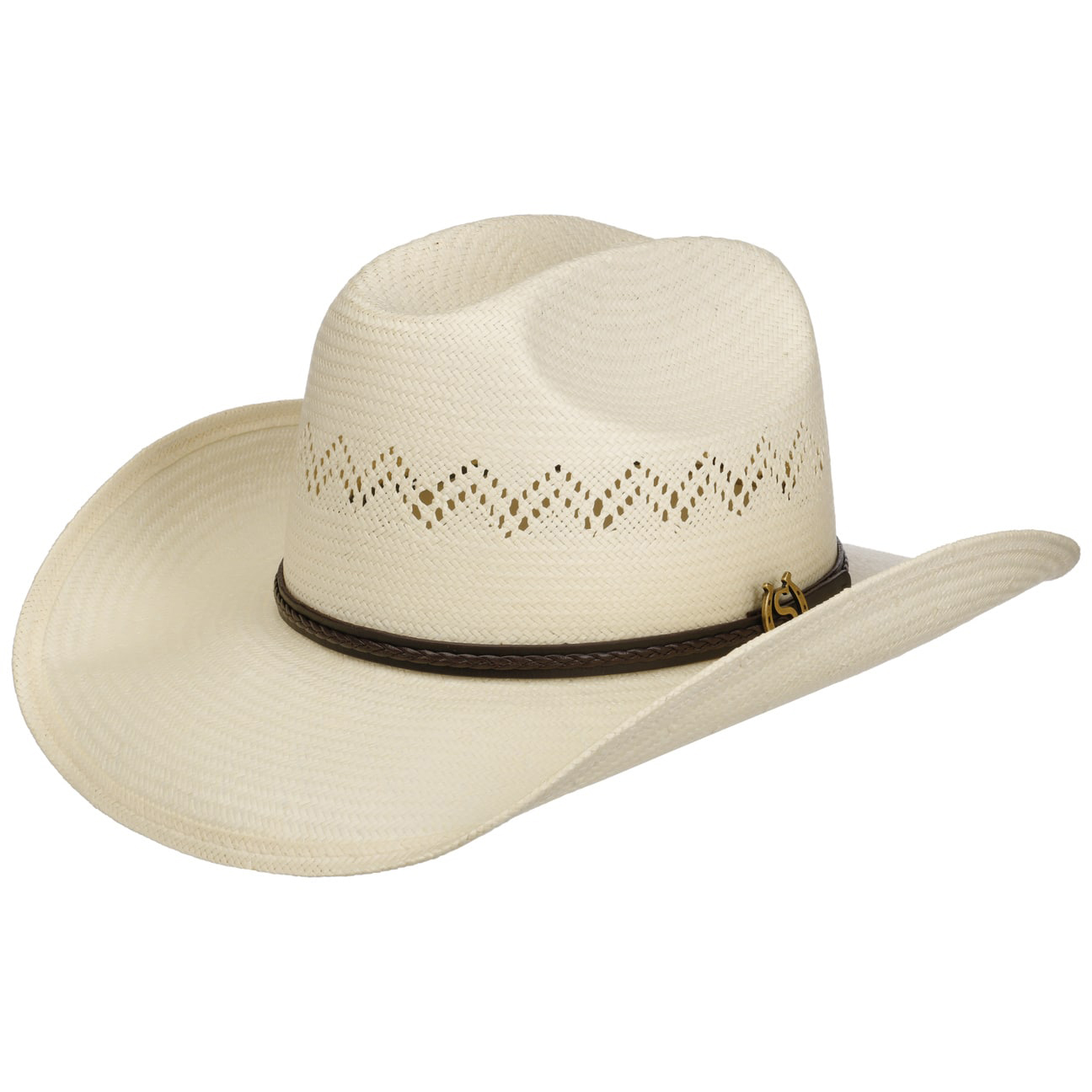 Stetson - Monterrey Western Toyo Straw Hat - White