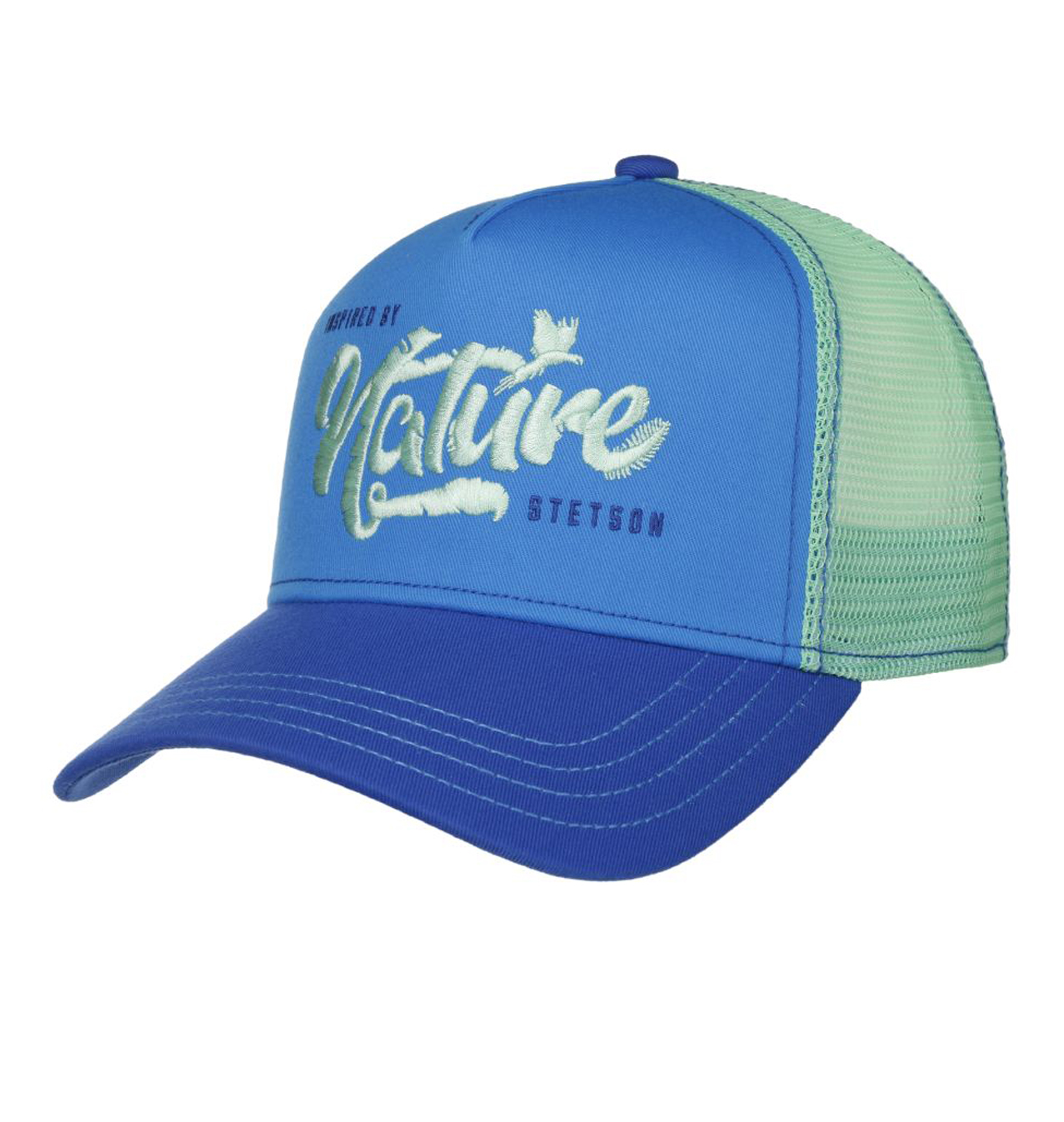 Stetson - Nature-inspired Trucker Cap - Blue