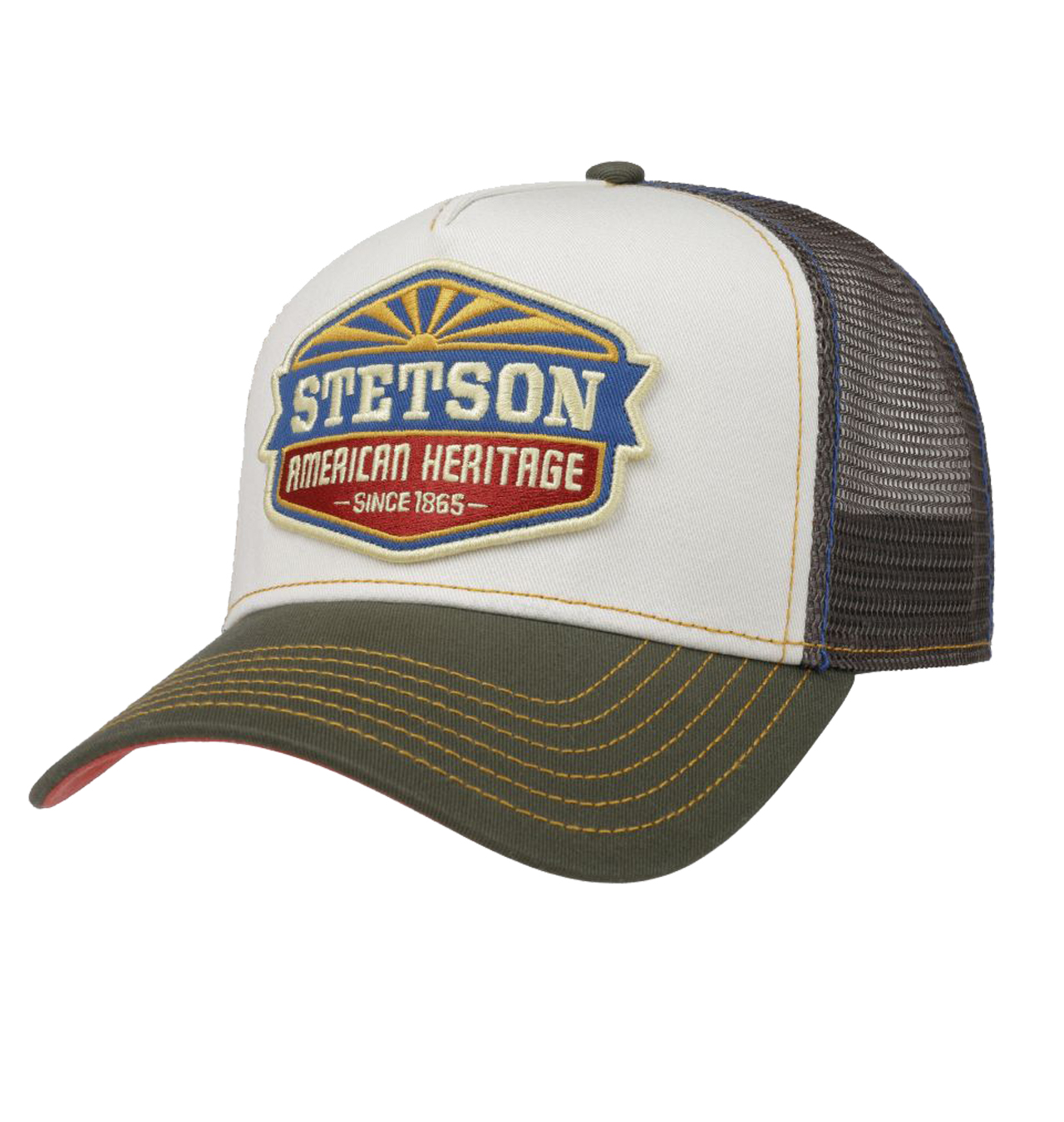 Stetson---New-American-Trucker-Heritage-Cap---Grey-1