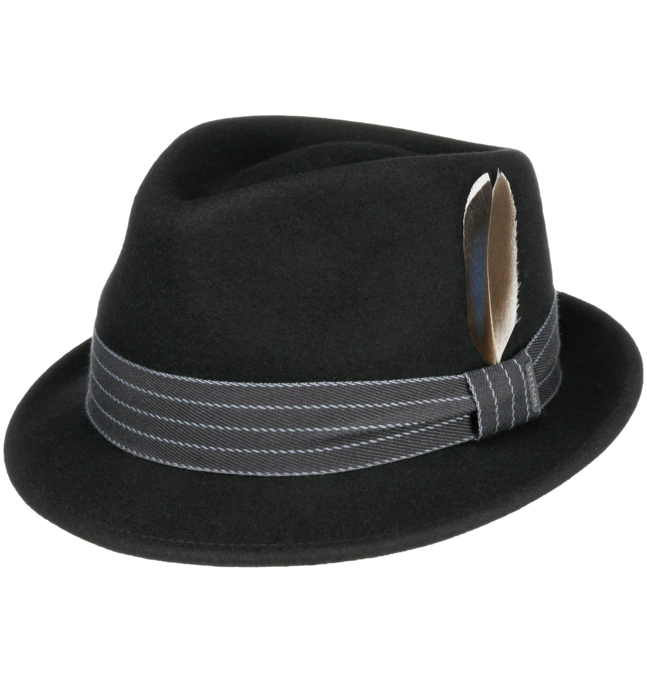 Stetson - Norborne Trilby Wool Hat - Black