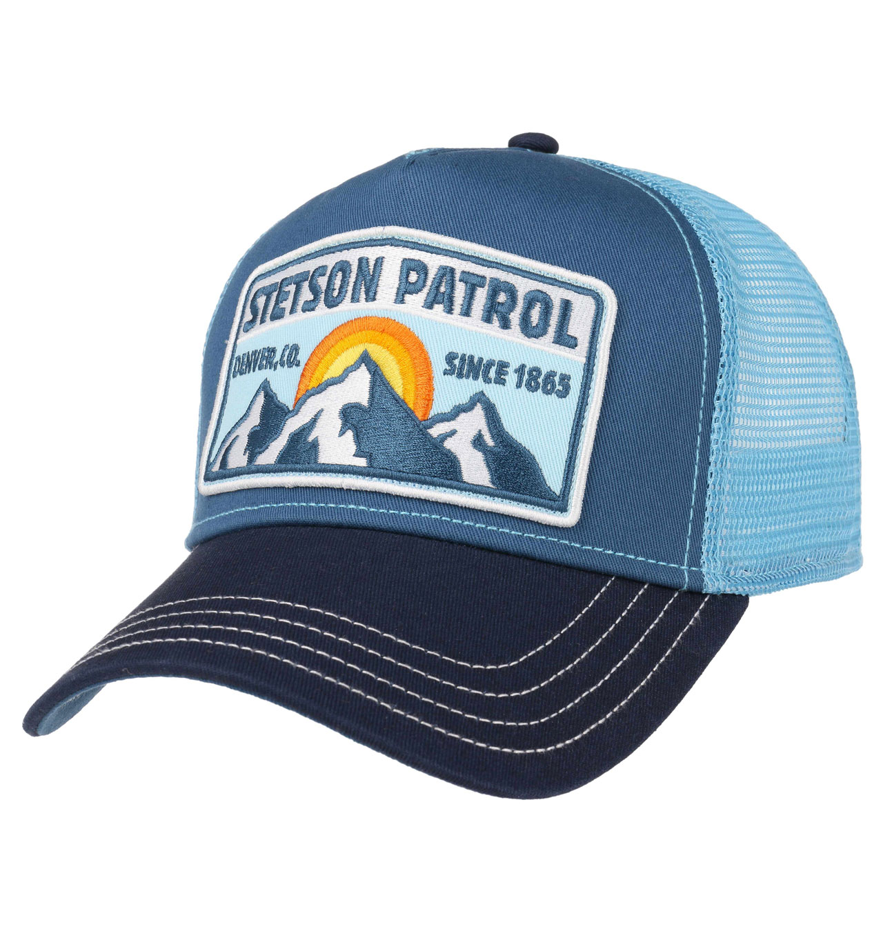Stetson---Patrol-Trucker-Cap---Blue