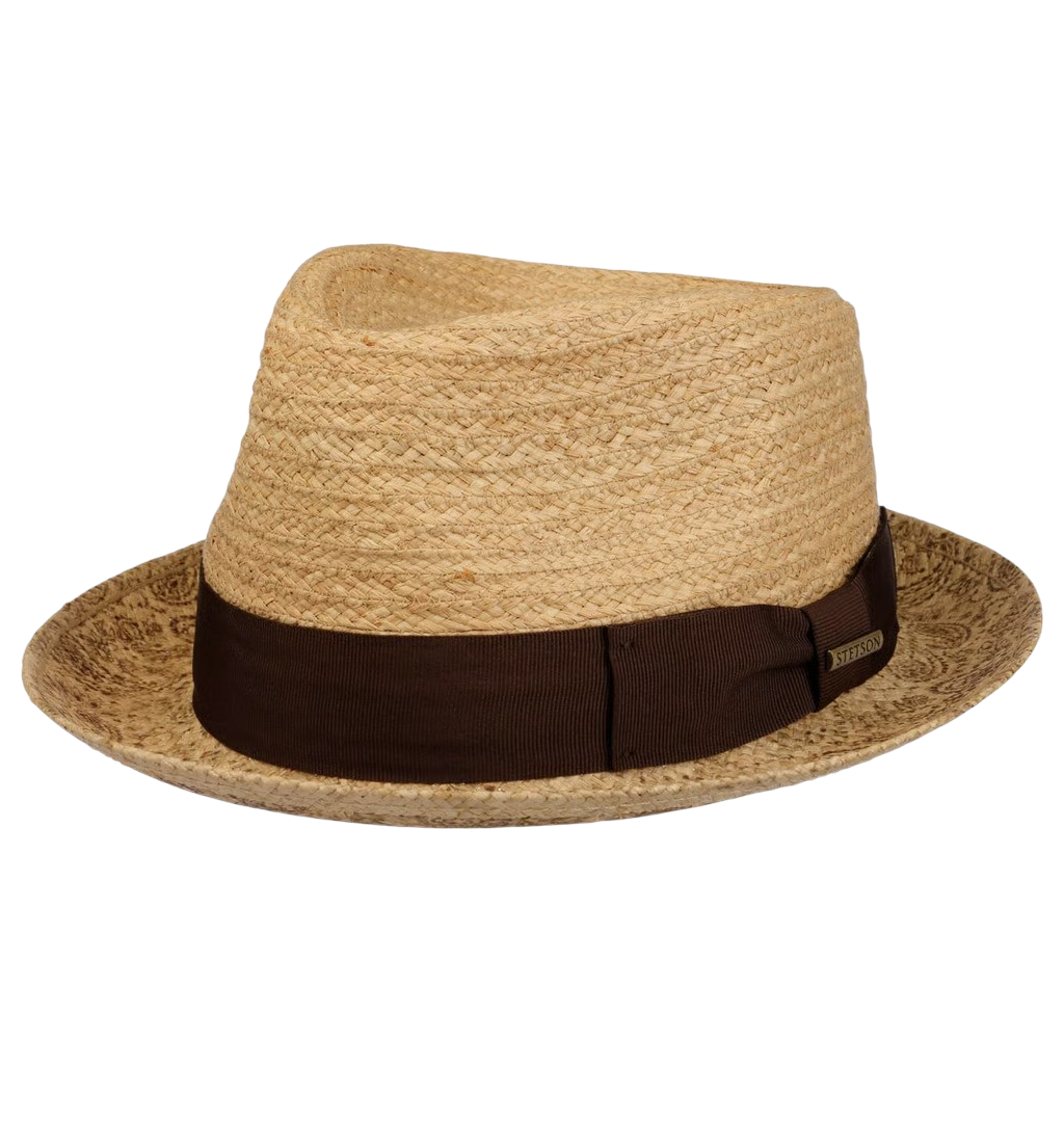 Stetson---Penfield-Fedora-Raffia-Straw-Hat---Natural