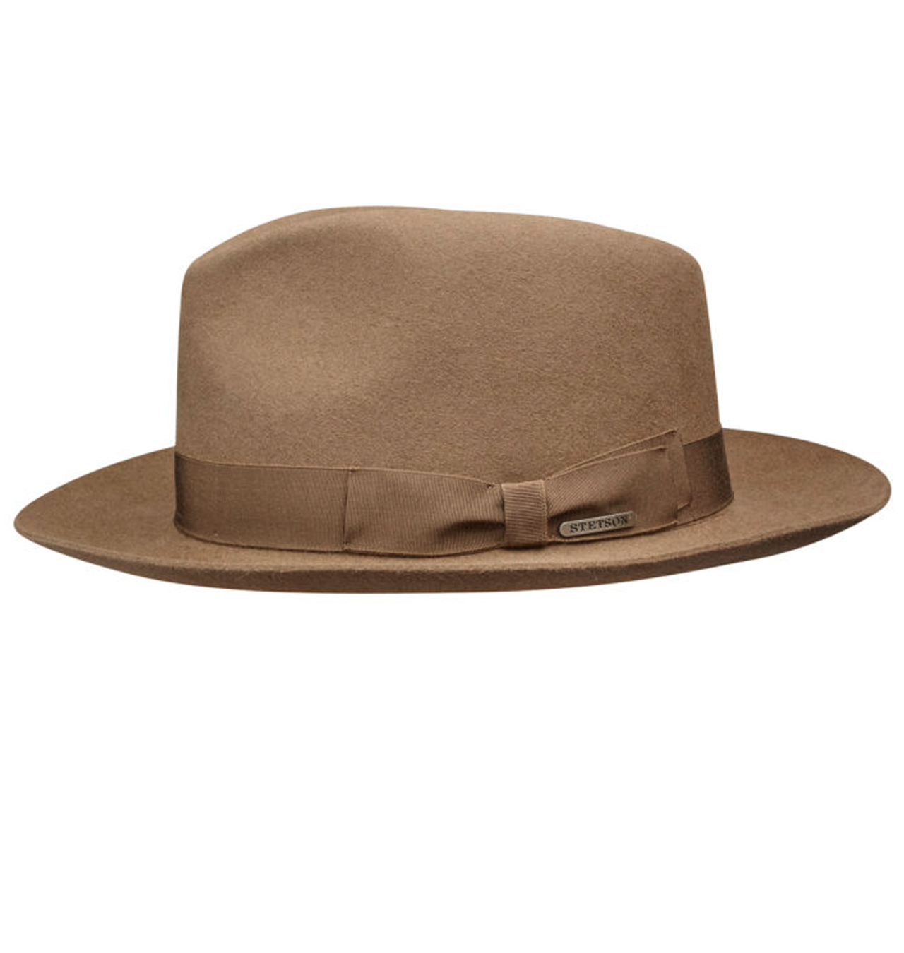 Cappello Stetson Bogart Penn Marrone: Feltro Di Pelo Morbido Con Fodera In Viscosa, Eleganza Senza Tempo - 2