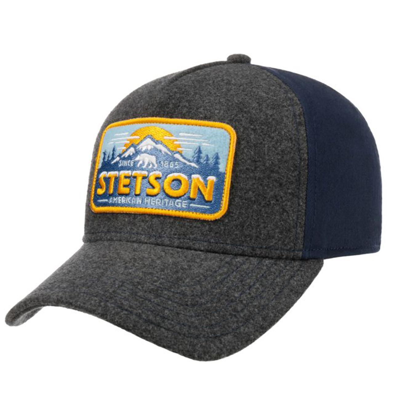 Stetson - Polar Trucker Cap - Grey/Blue