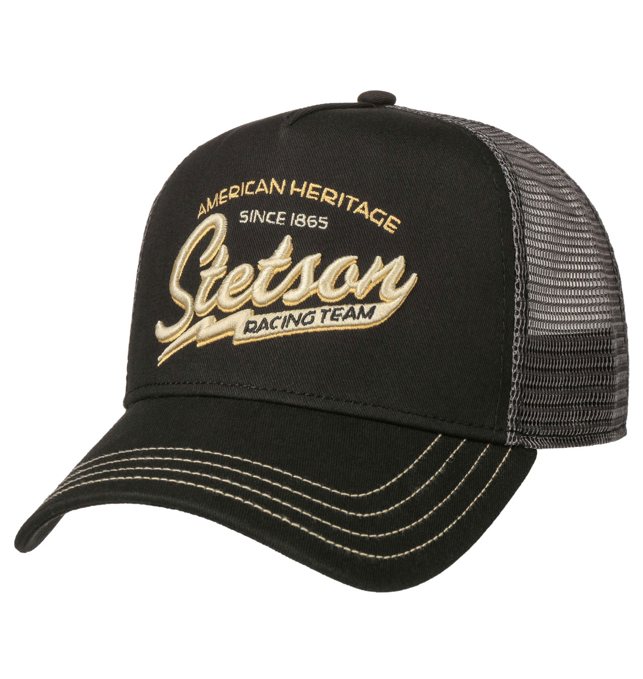 Stetson - Racing Team Trucker Cap - Black