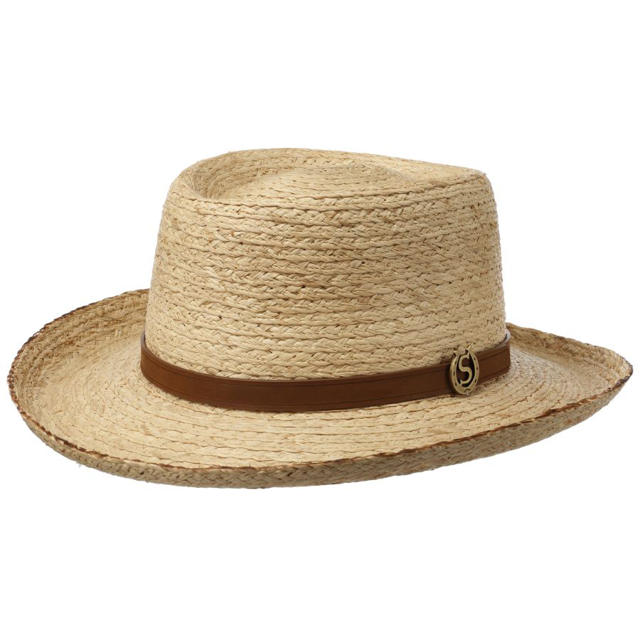 Stetson - Riftico Gambler Straw Hat - Nature