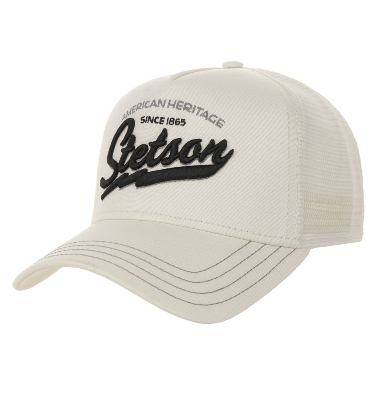 Stetson - Since 1865 Trucker Cap - Cream White