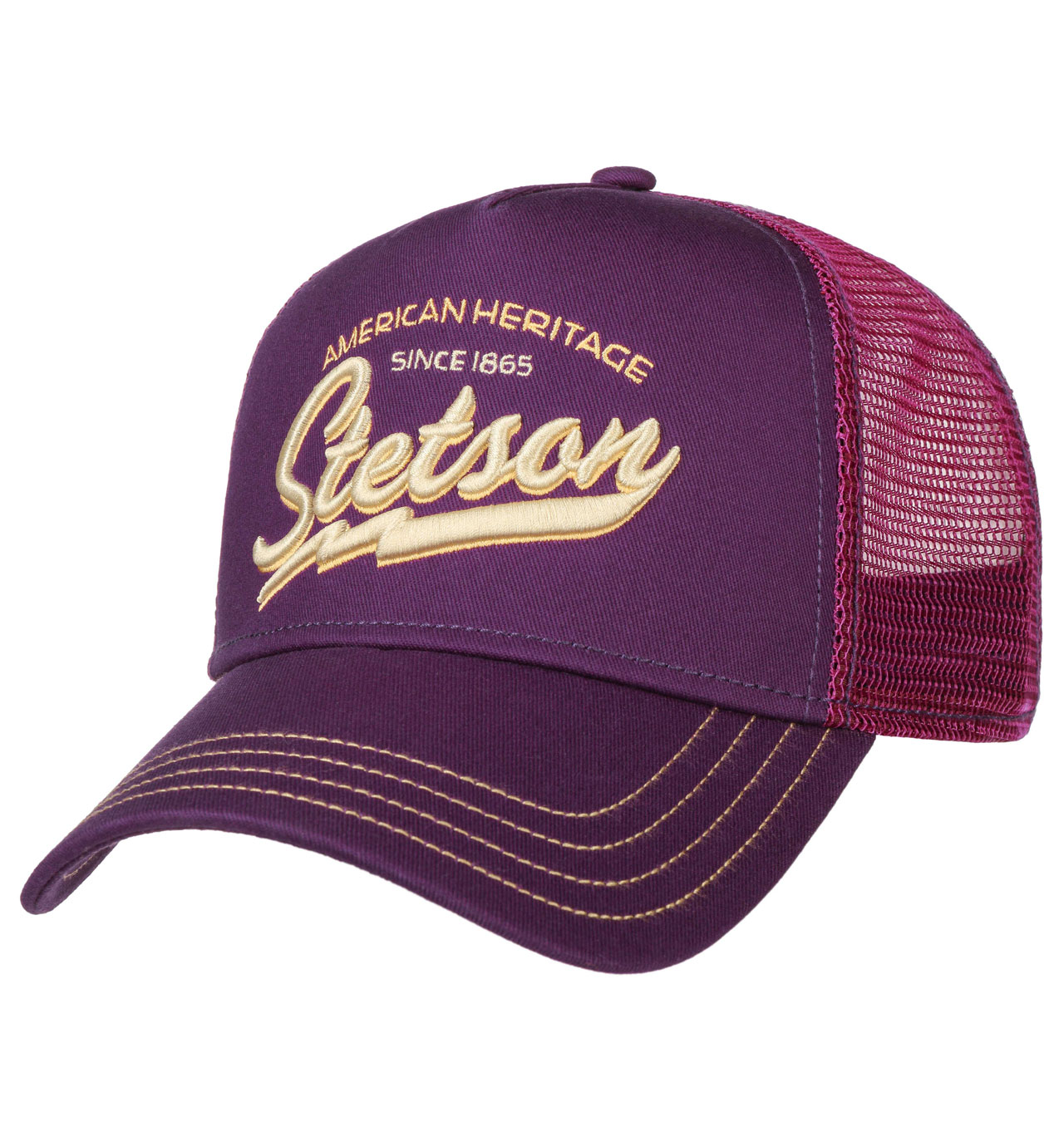 Stetson---Since-1865-Trucker-Cap---Purple