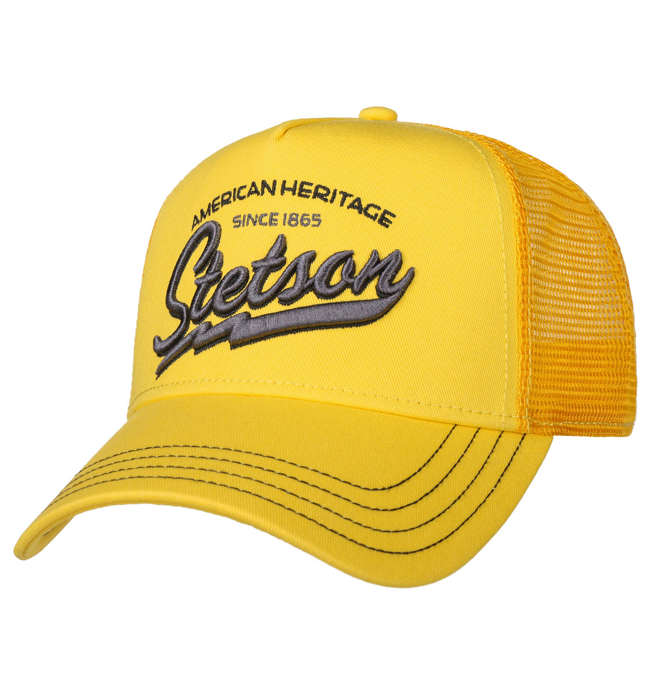 Stetson---Since-1865-Trucker-Cap---yellow