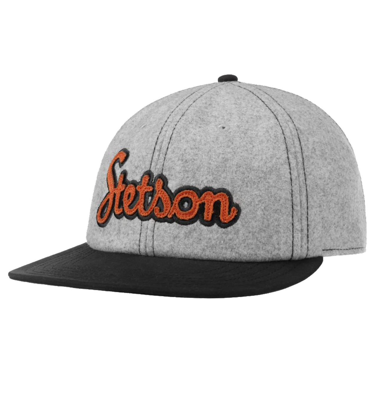 Stetson - Soft Flat Brim Cap - Grey