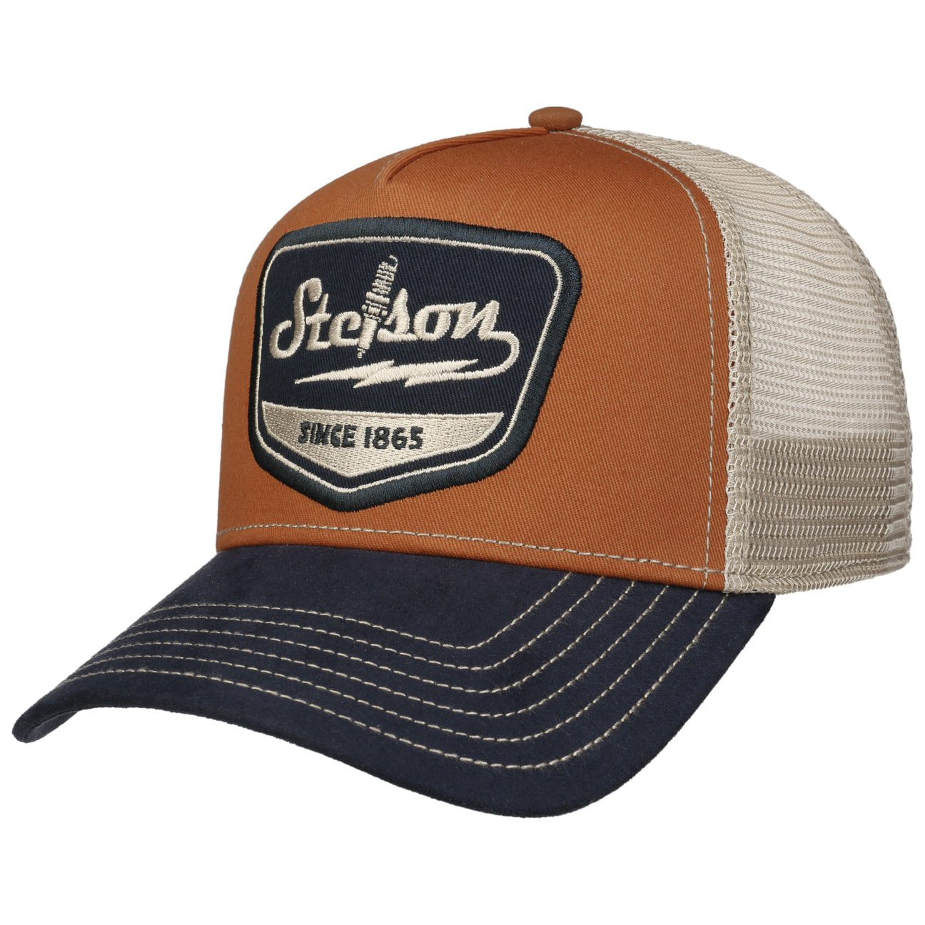 Stetson---Spark-Plug-Trucker-Cap---Navy