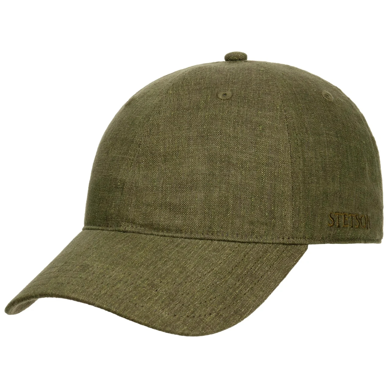 Stetson - Sydell Linen Baseball Cap - Olive