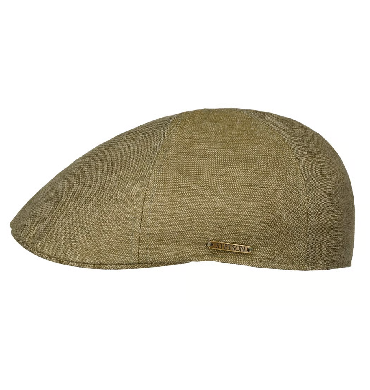 Stetson---Texas-Linen-Flat-Cap---Khaki