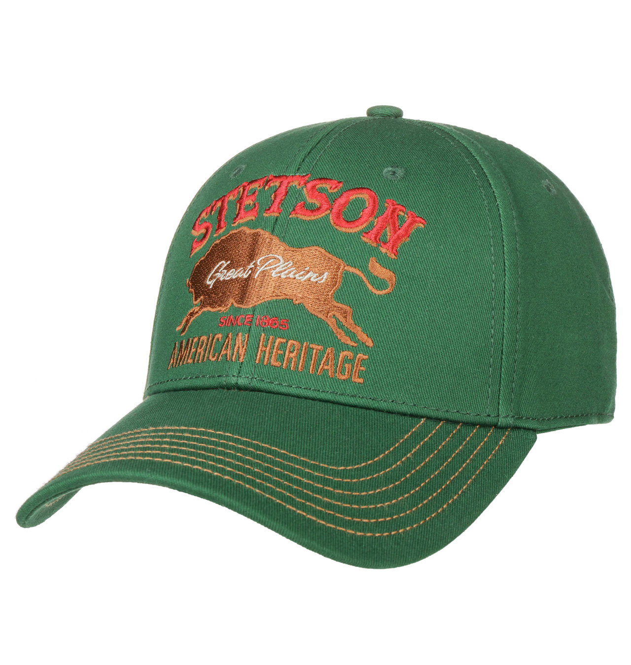 Stetson - The Plains Baseball Cap - Green 