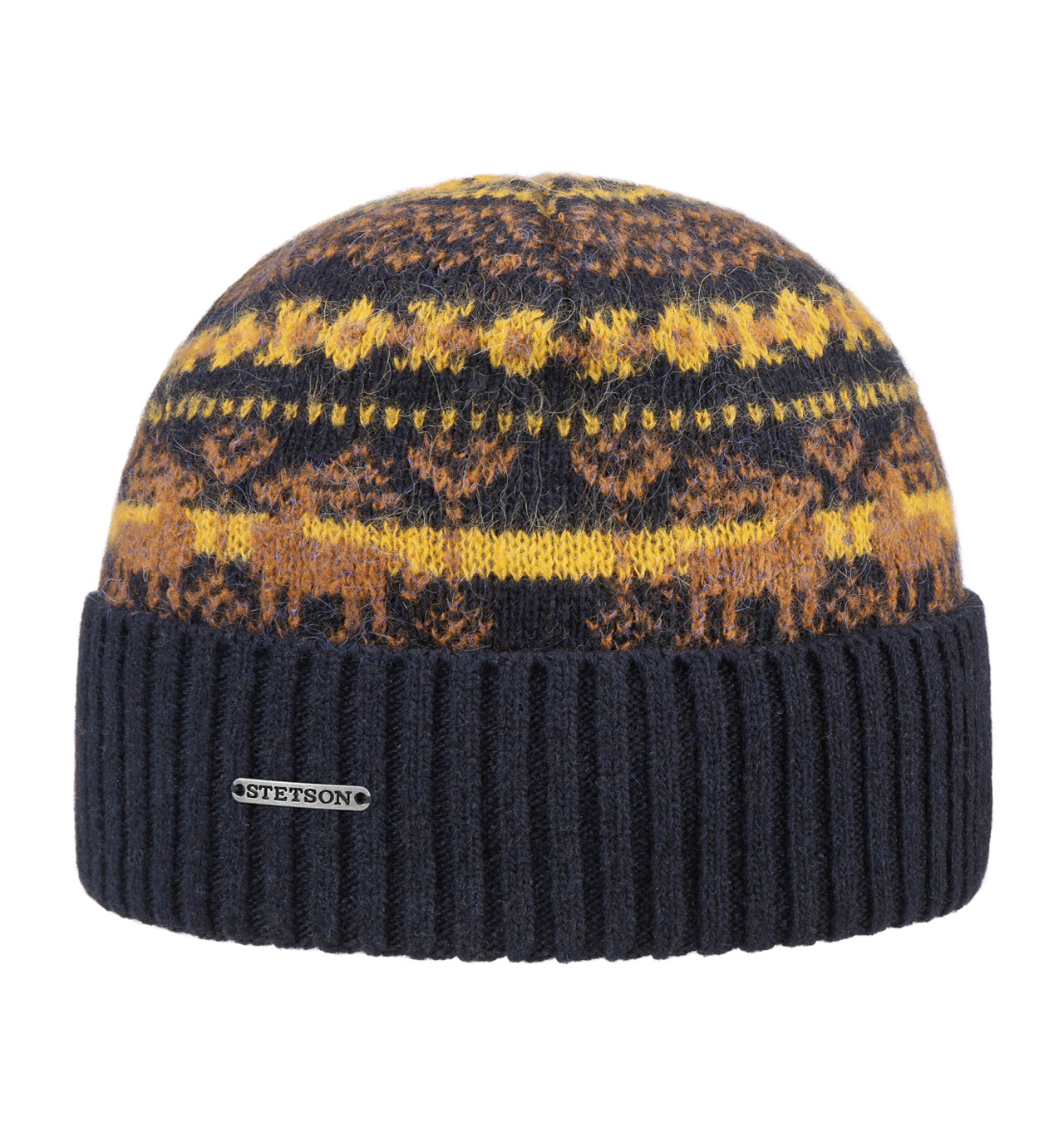 Stetson - Tilago Beanie With Cuff - Navy