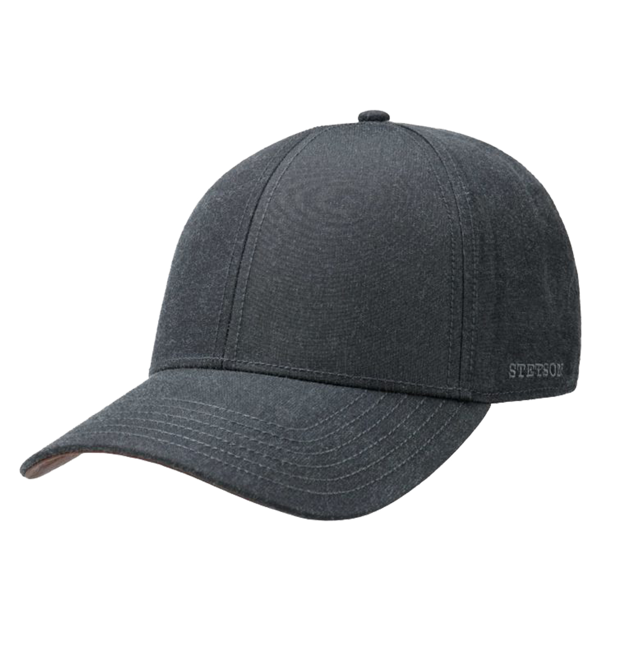Stetson - Waxed Cotton Cap With UV Protection - Grey