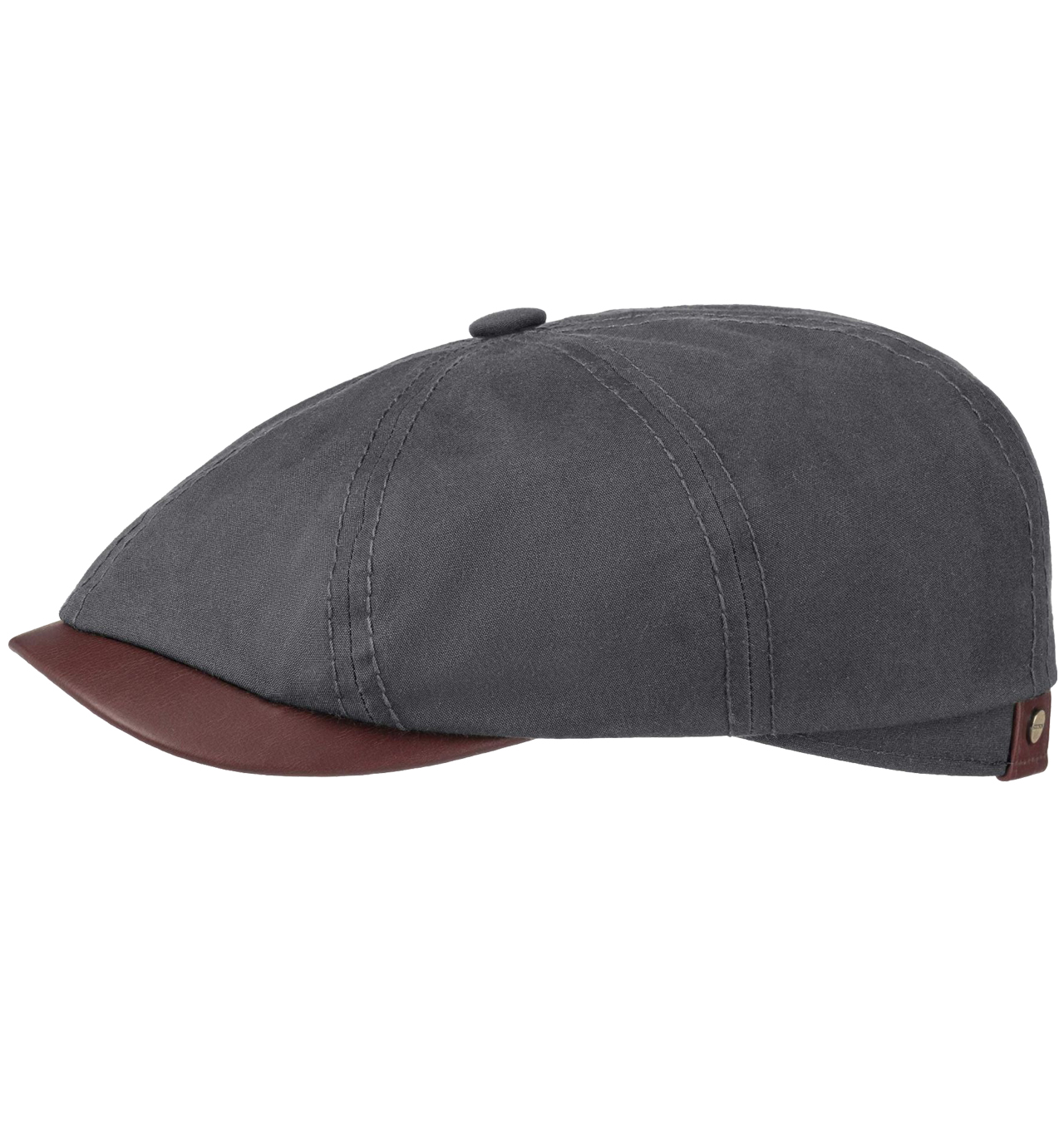 Stetson---Waxed-Cotton-Outdoor-Hatteras-Cap---Dark-Grey1