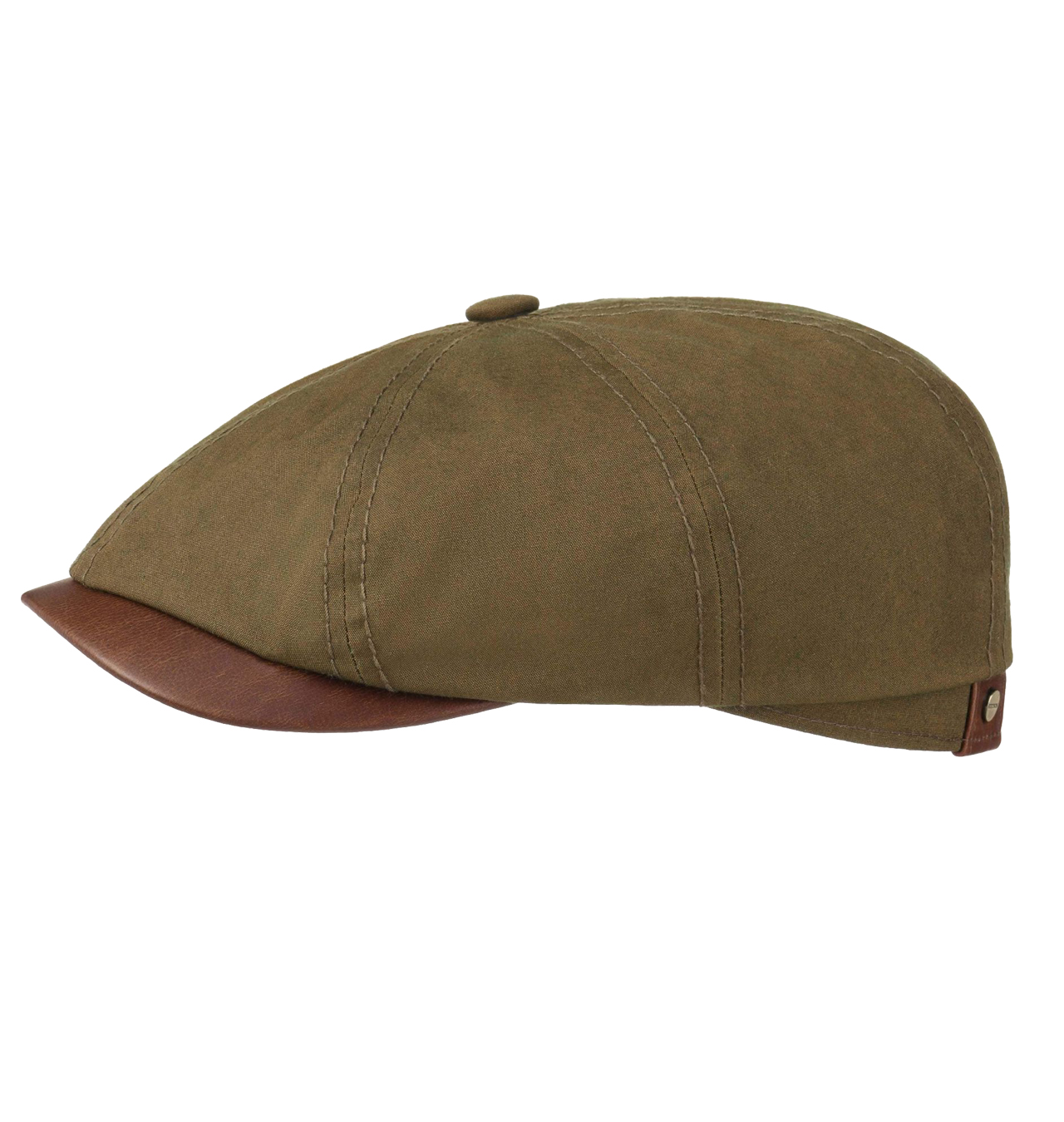 Stetson - Waxed Cotton Outdoor Hatteras Cap - Olive