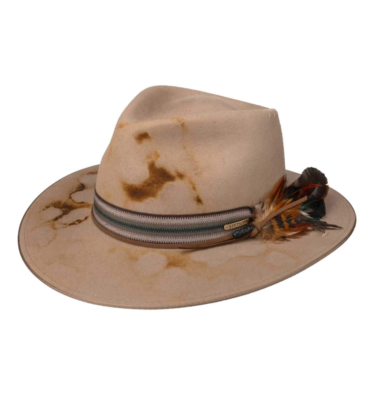 Stetson---Western-Distresed-Traveller-Hat---Beige1