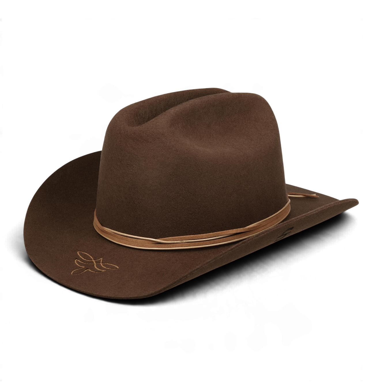 Stetson - Western Woolfelt Crown Hat - Brown