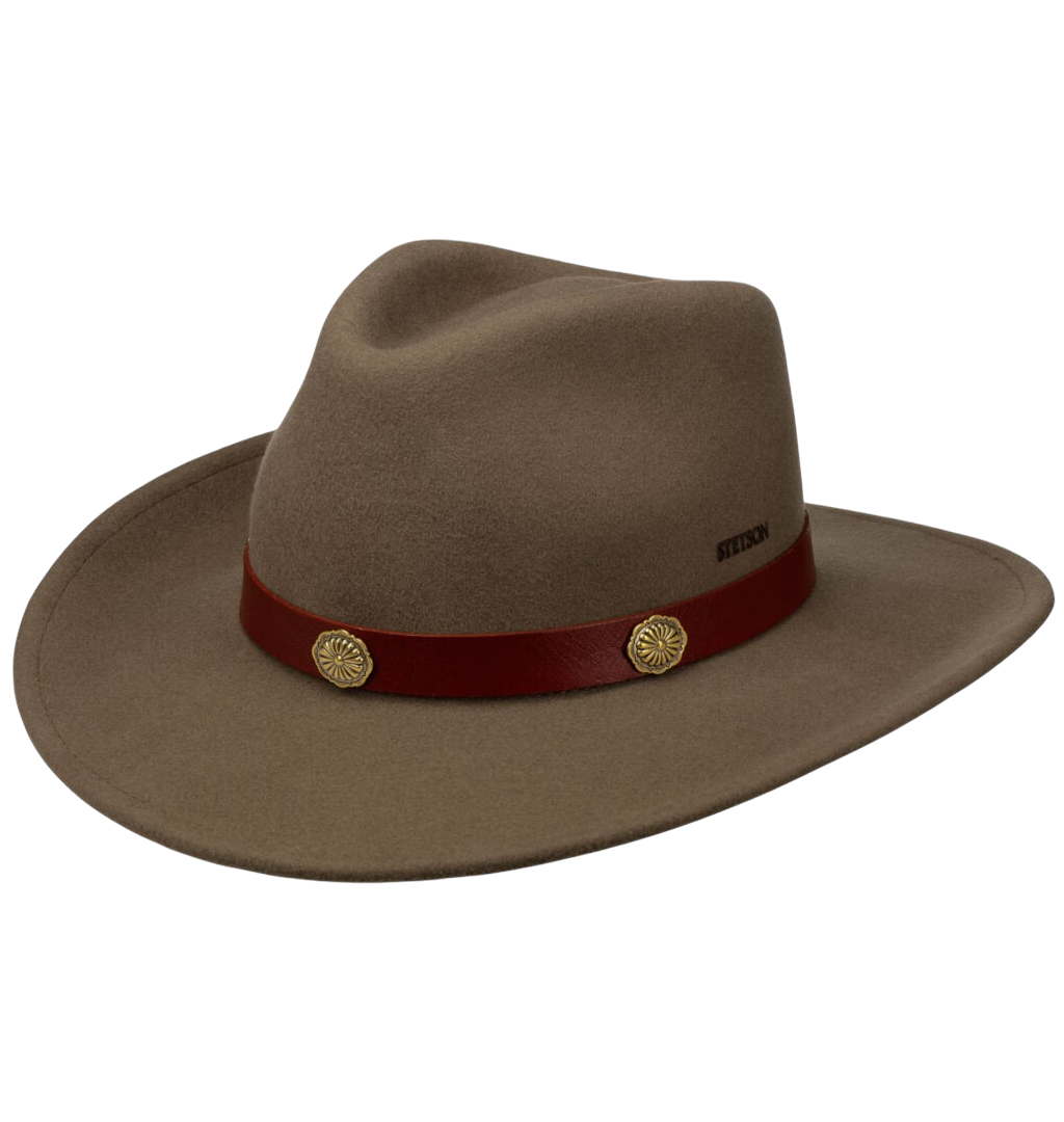 Stetson---Western-Woolfelt-Hat---Deep-Taupe