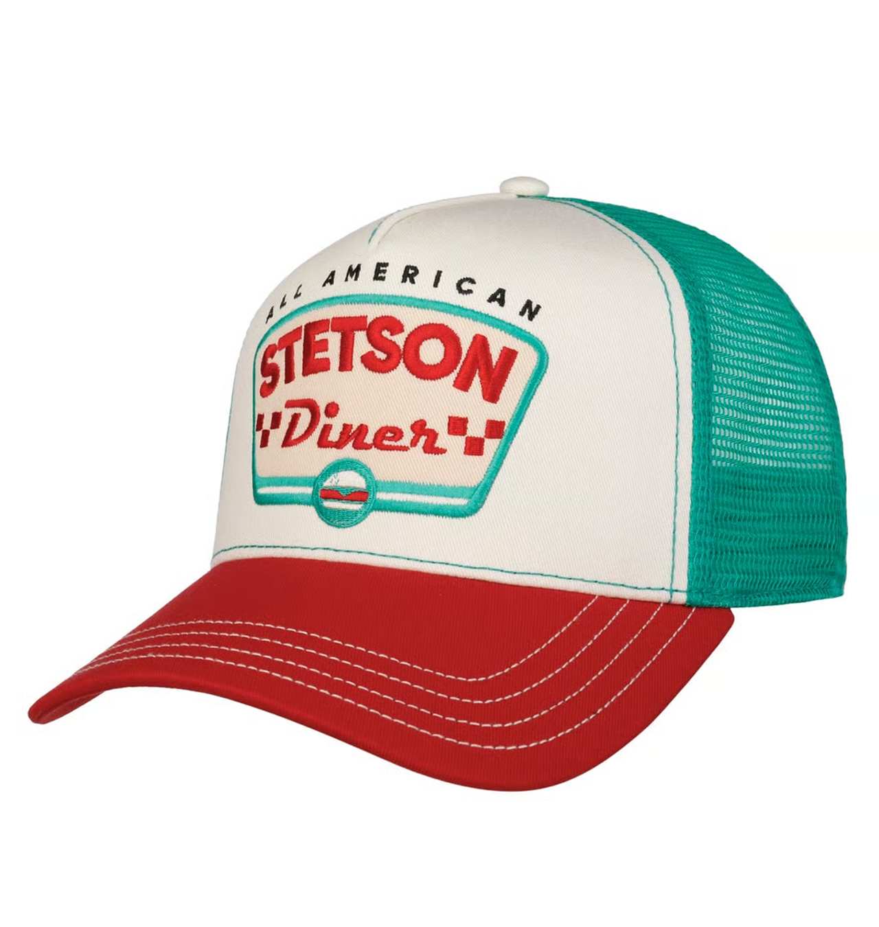 Stetson-Diner-Trucker-Cap---Red-