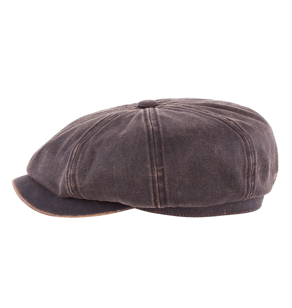 Stetson - Hatteras Cotton Flat Cap - Brown