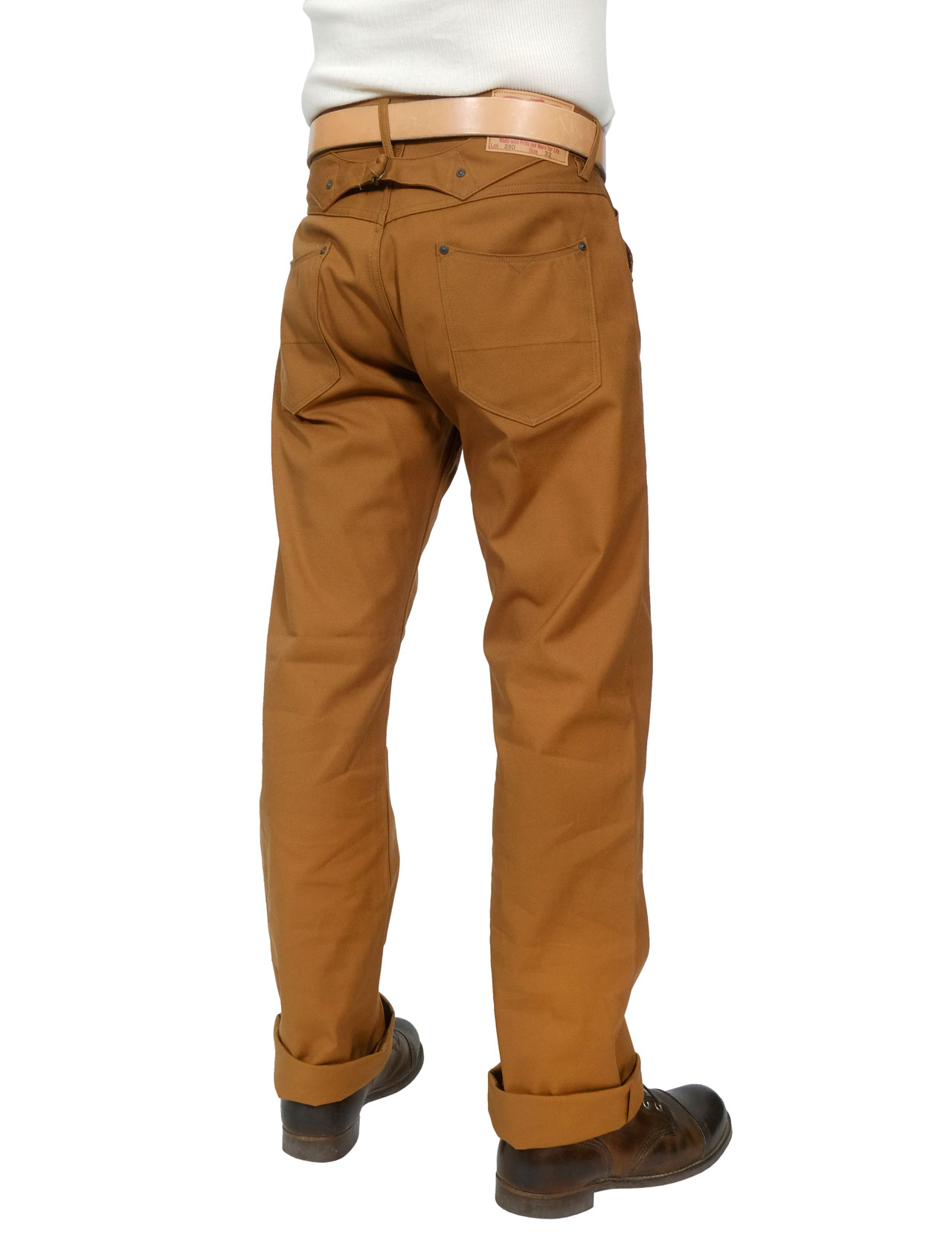 Stevenson Overall Co. - 280 Visalia Selvage Canvas Pants - Brown Duck
