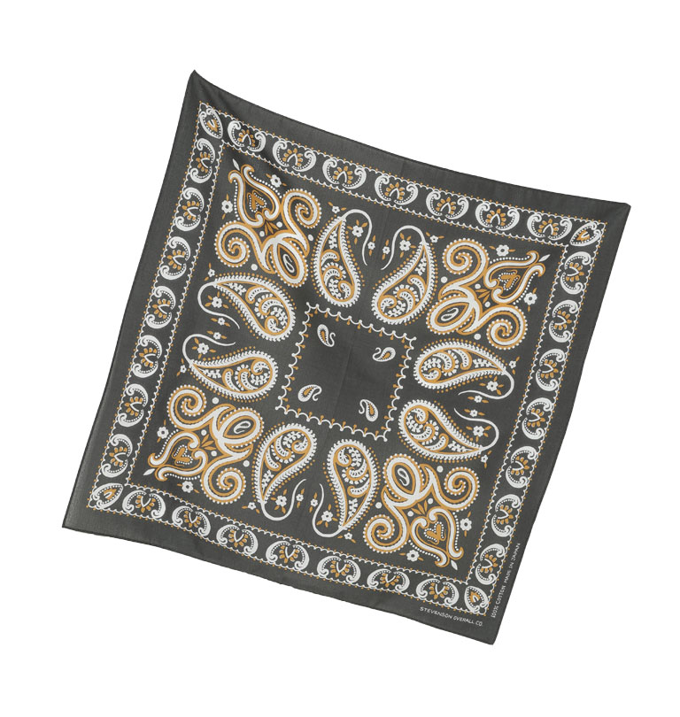 Stevenson-Overall-Co---Paisley-Bandana---Charcoal