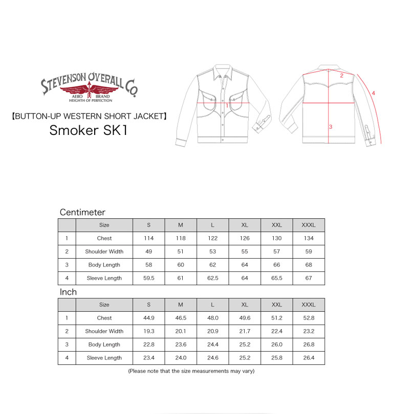 Stevenson Overall Smoker Western Denim Jacket Indigo