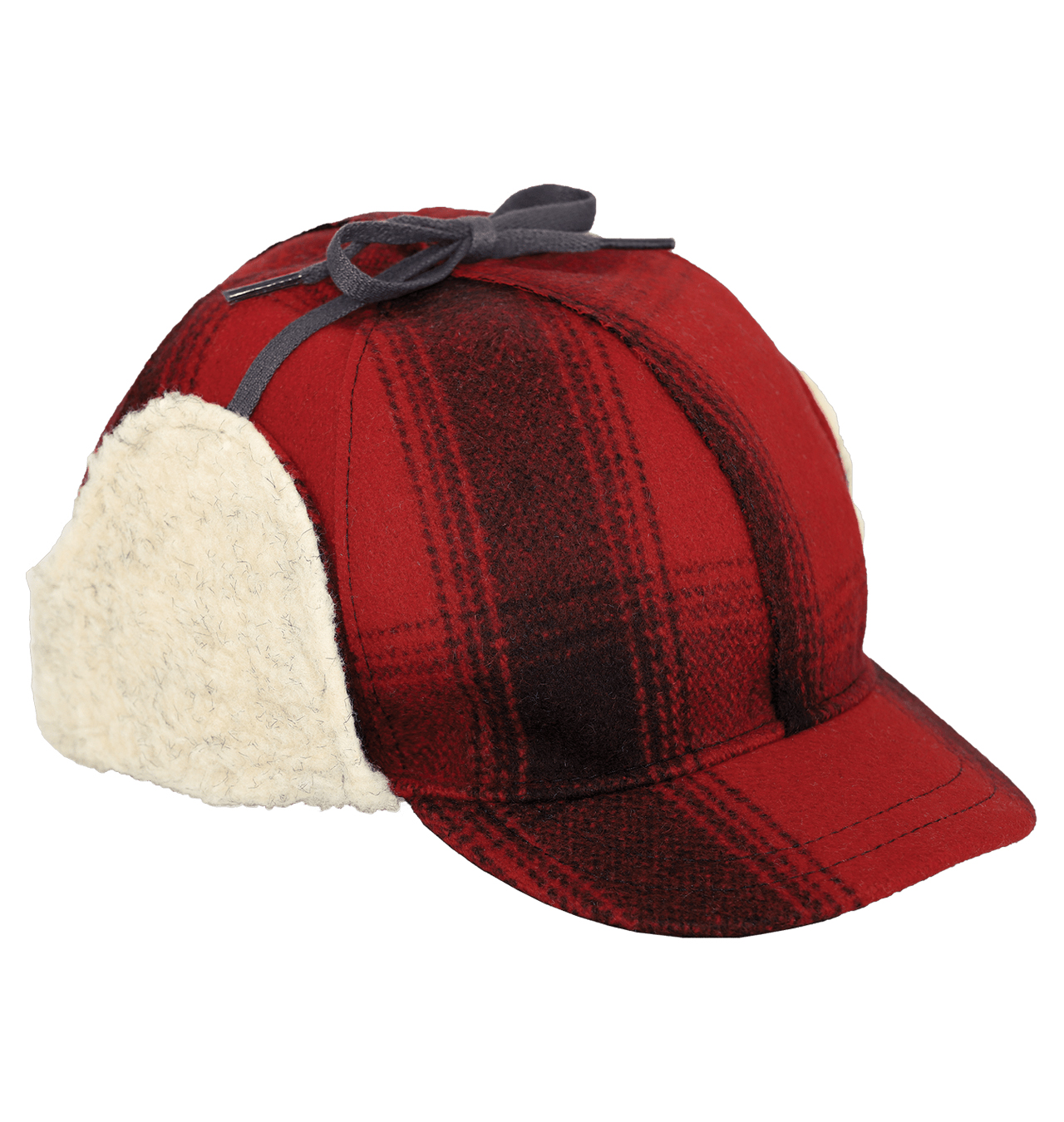 Stormy Kromer - Snowdrift Cap - Red / Black Plaid