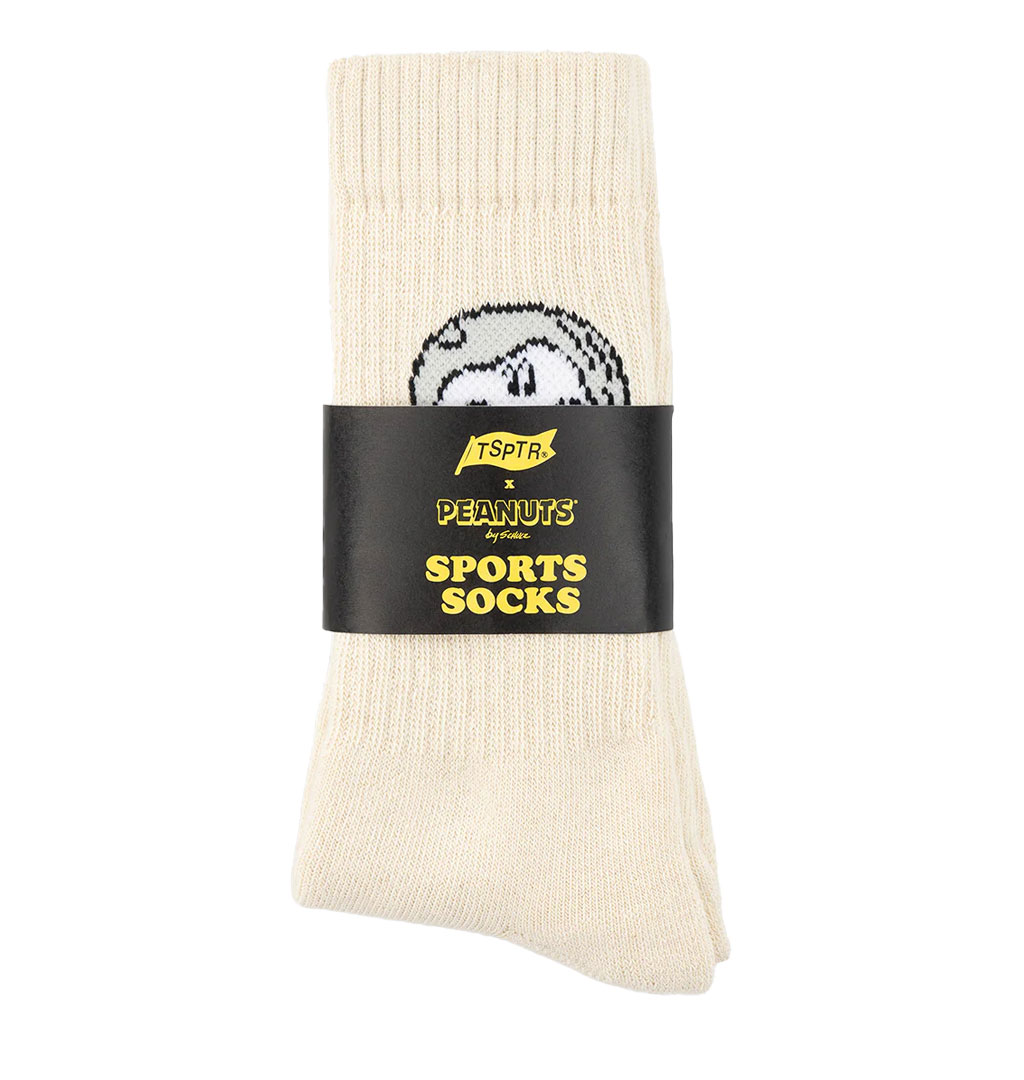 TSPTR - Astro Snoopy Socks Ecru