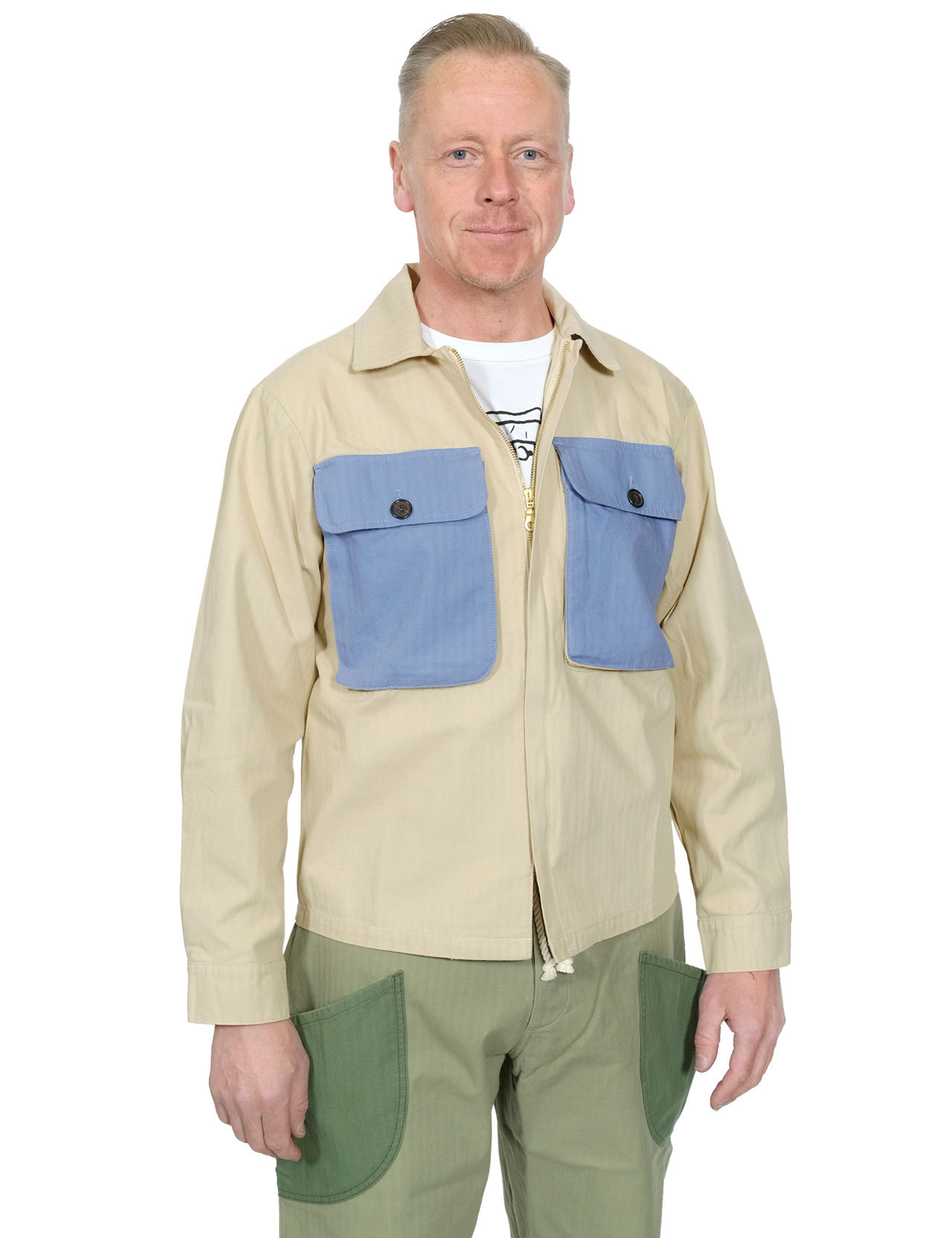 TSPTR - Marine Jacket - Boulder/Powder HBT