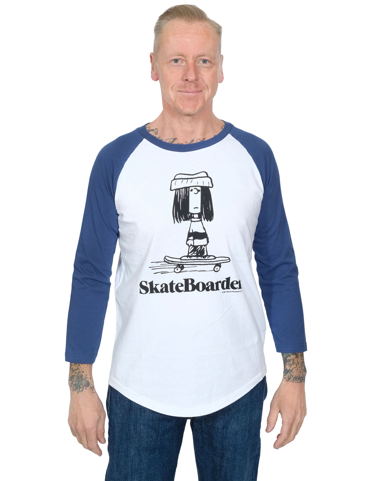 TSPTR---Skateboarder-Raglan-Baseball-Tee---White-Navy-1