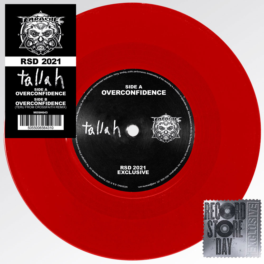 Tallah - Overconfidence x2 (Teru Remix)(Color Vinyl)(RSD2021) - 7´´