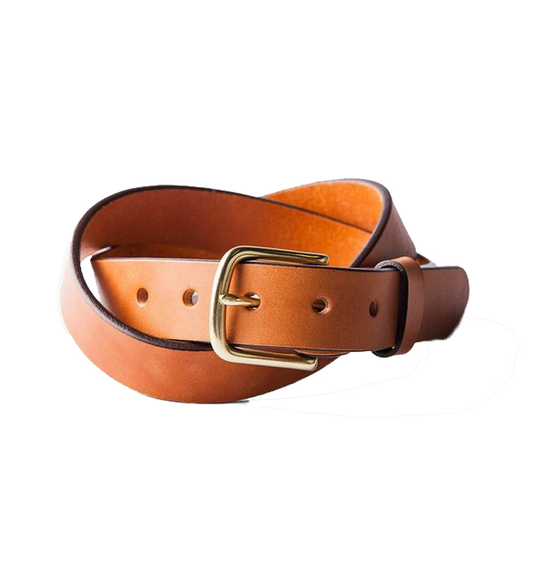 Tanner Goods Classic Belt Brass Saddle Tan - Main Image