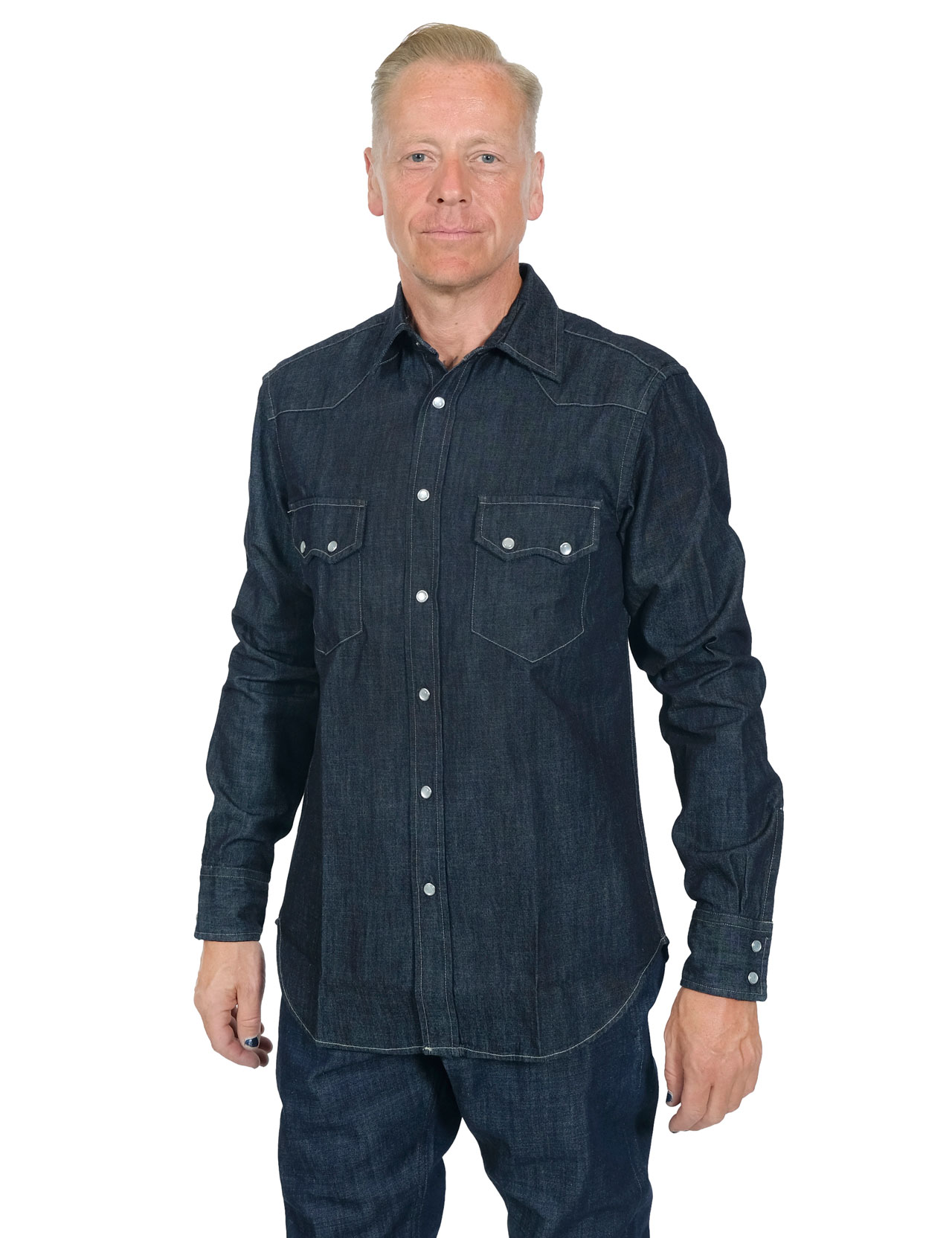 Tellason - Cowboy Shirt Dry Indigo 