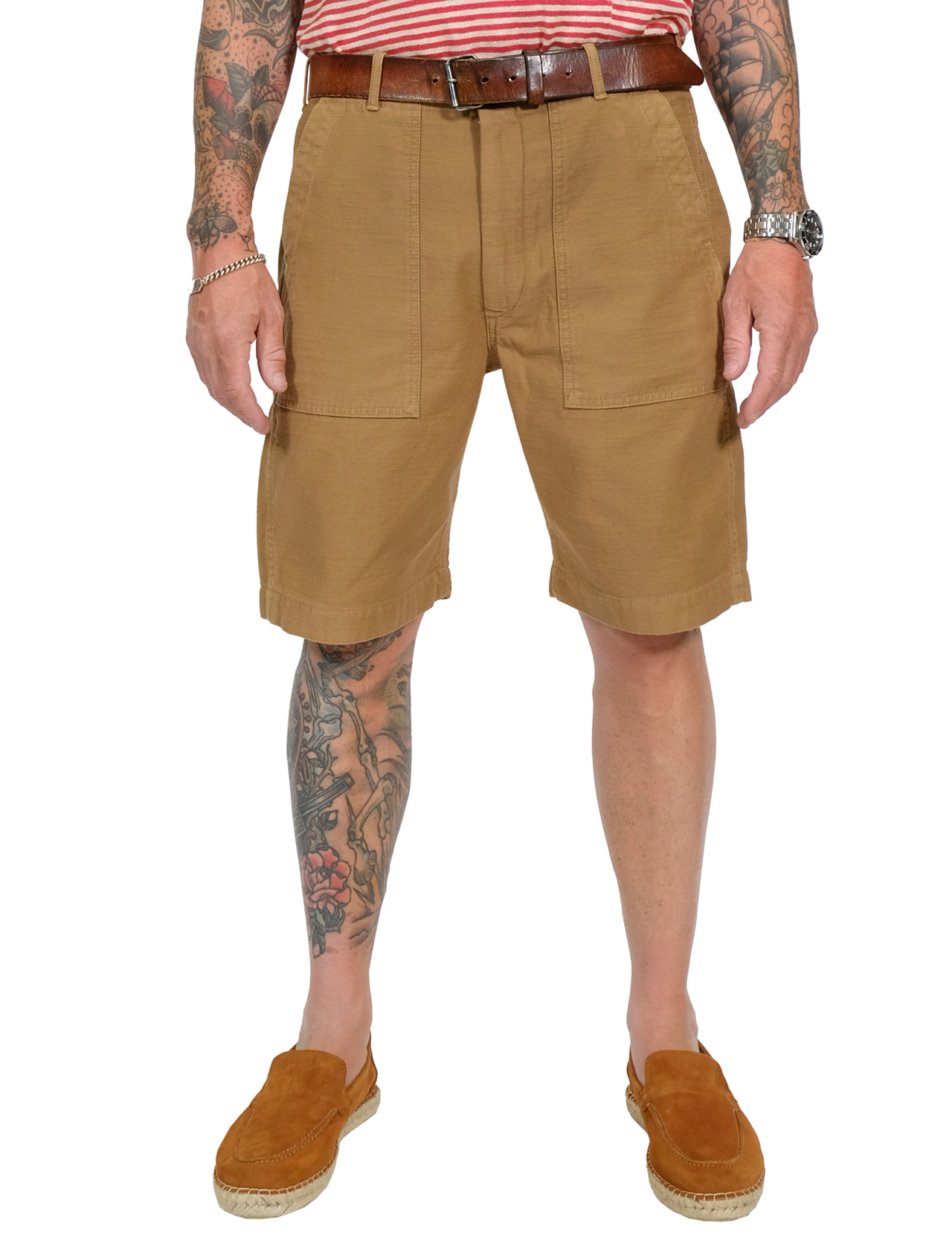 Tellason---Fatigue-Shorts---British-Tan-1