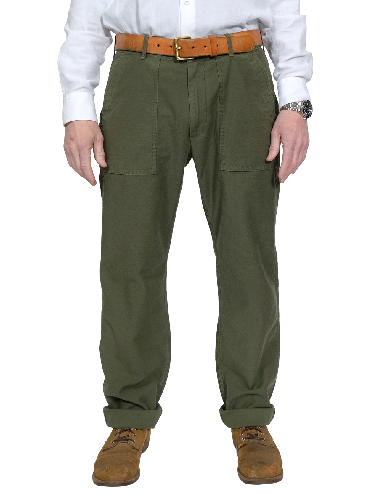 Tellason---Slubby-Fatigue-Pant-Straight---Olive1