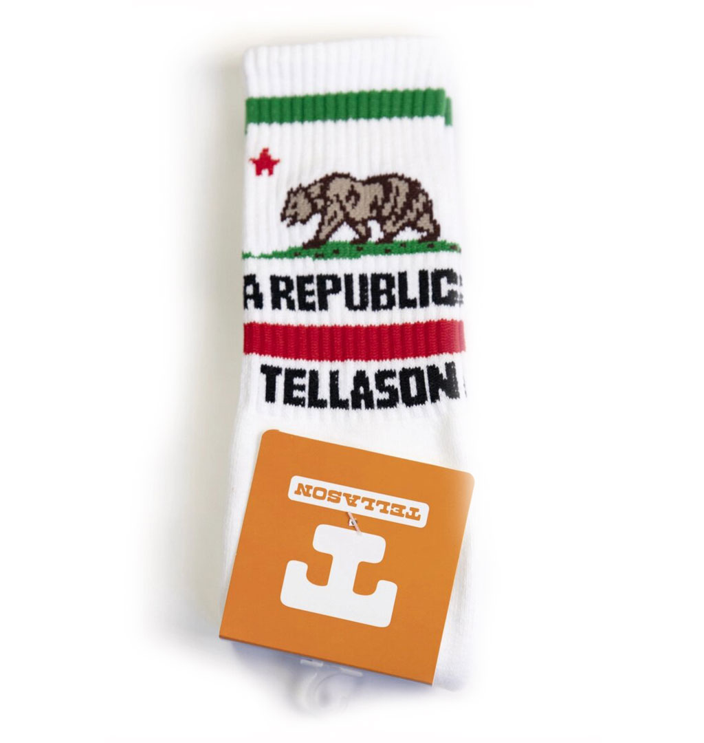 Tellason---The-Californian-Crew-Sock---White-12