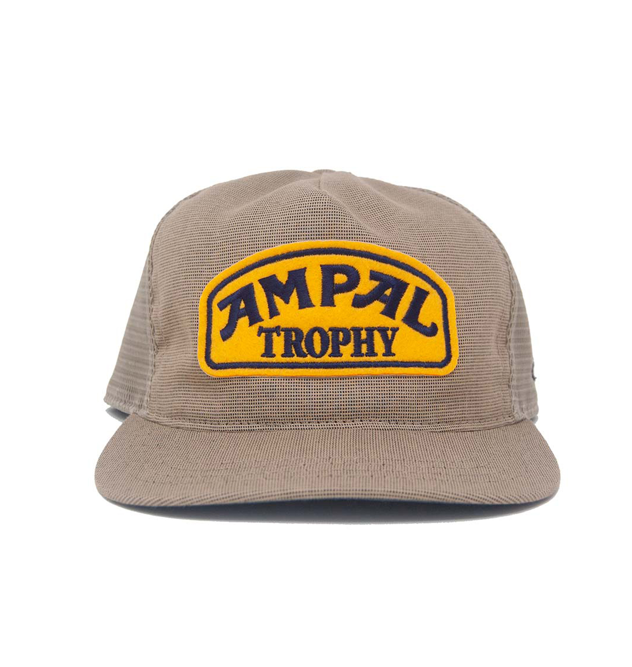 The Ampal Creative - Ampal Trophy Mesh Snapback Cap - Tan