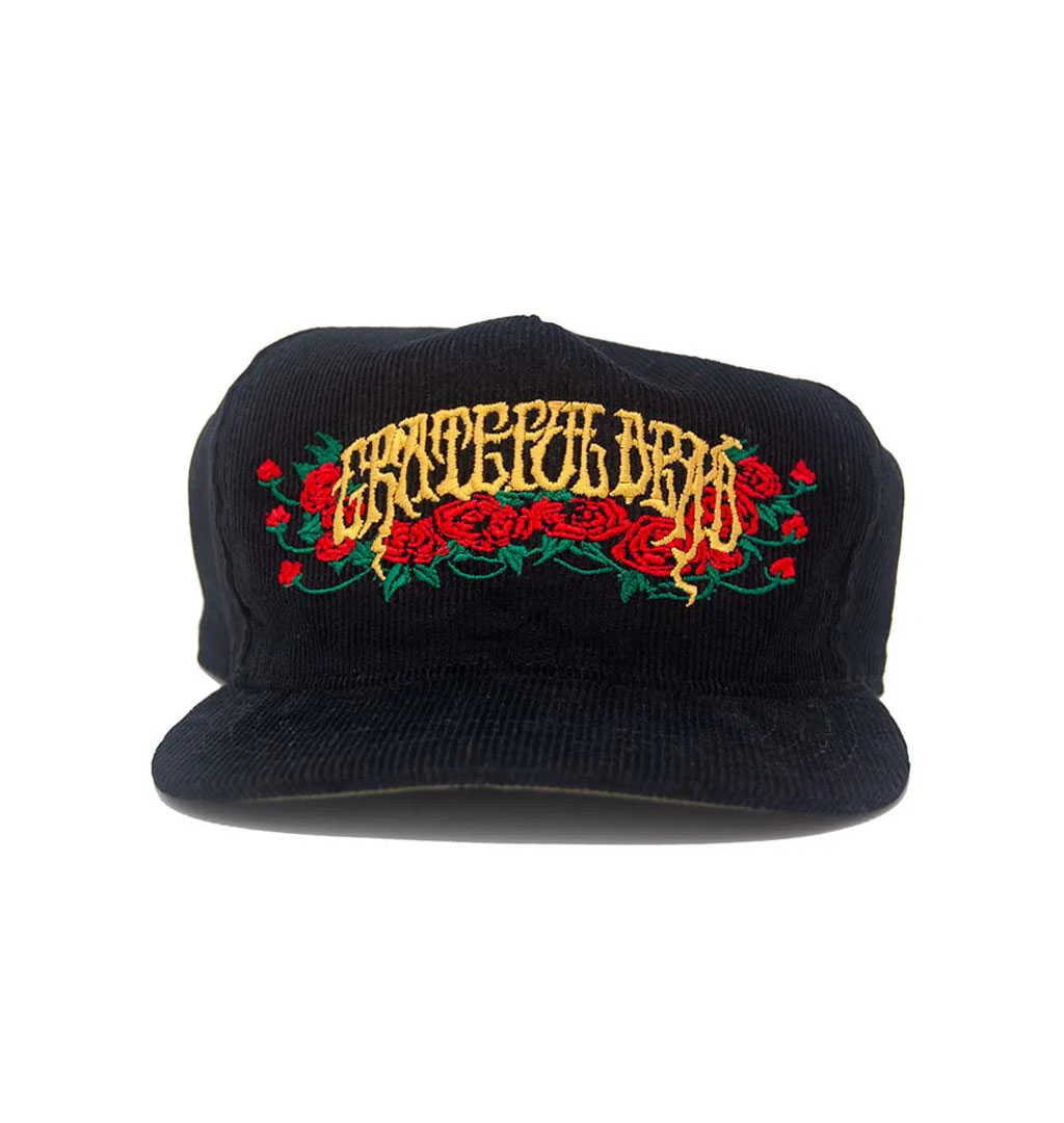 The Ampal Creative - Grateful Dead Roses Snapback - Black