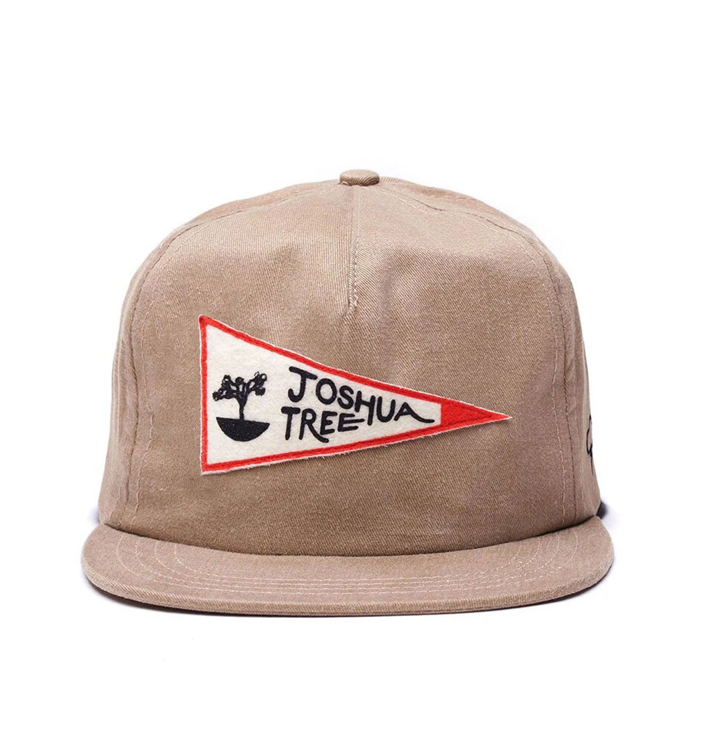 The Ampal Creative - Joshua Tree Pennant Strapback - Khaki