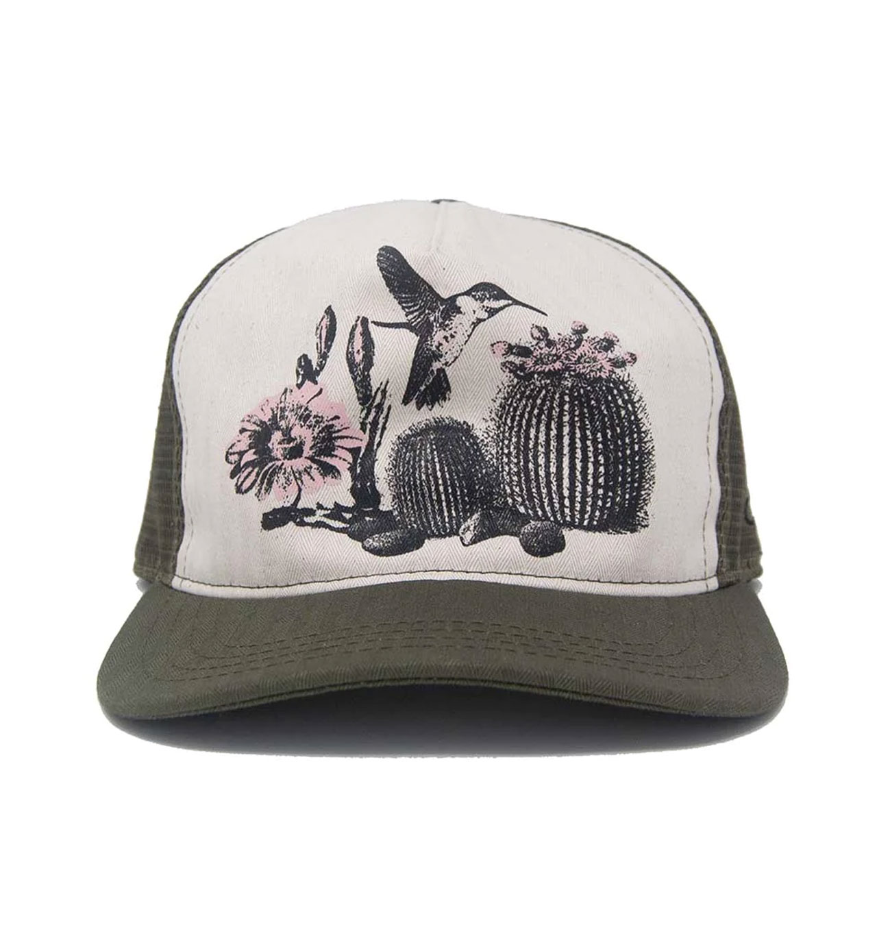 The Ampal Creative - Not Lost Trucker Cap - Olive/Natural