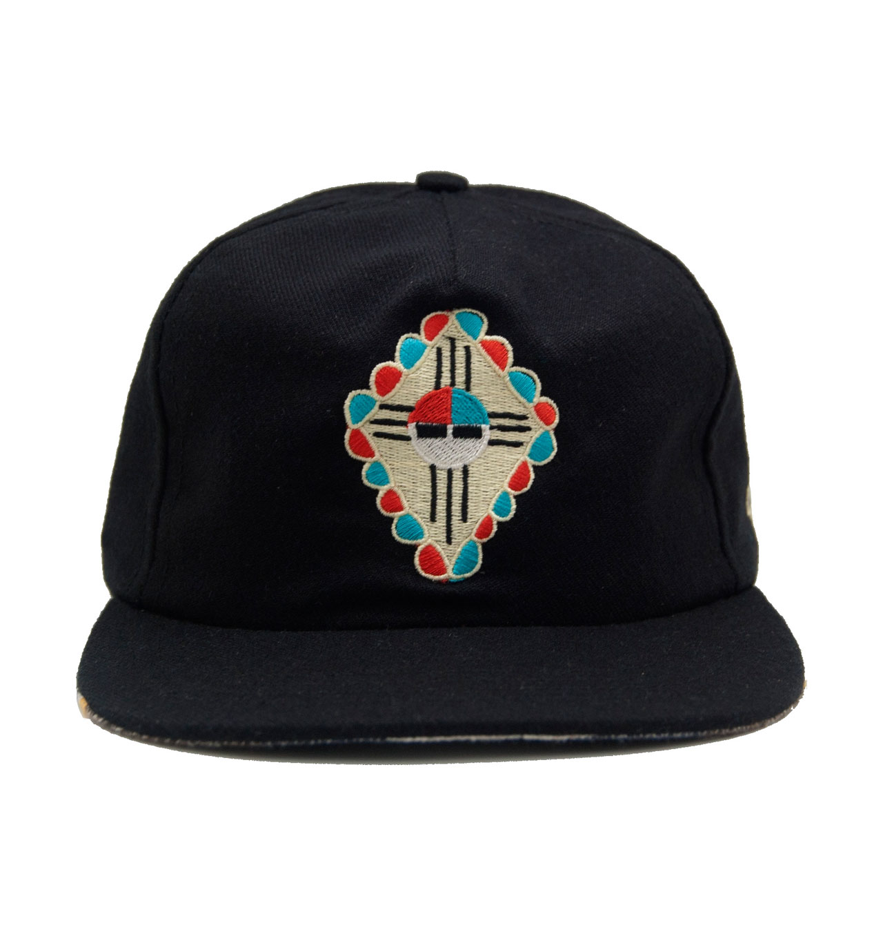 The Ampal Creative - The Zuni Sun Face Strapback - Black