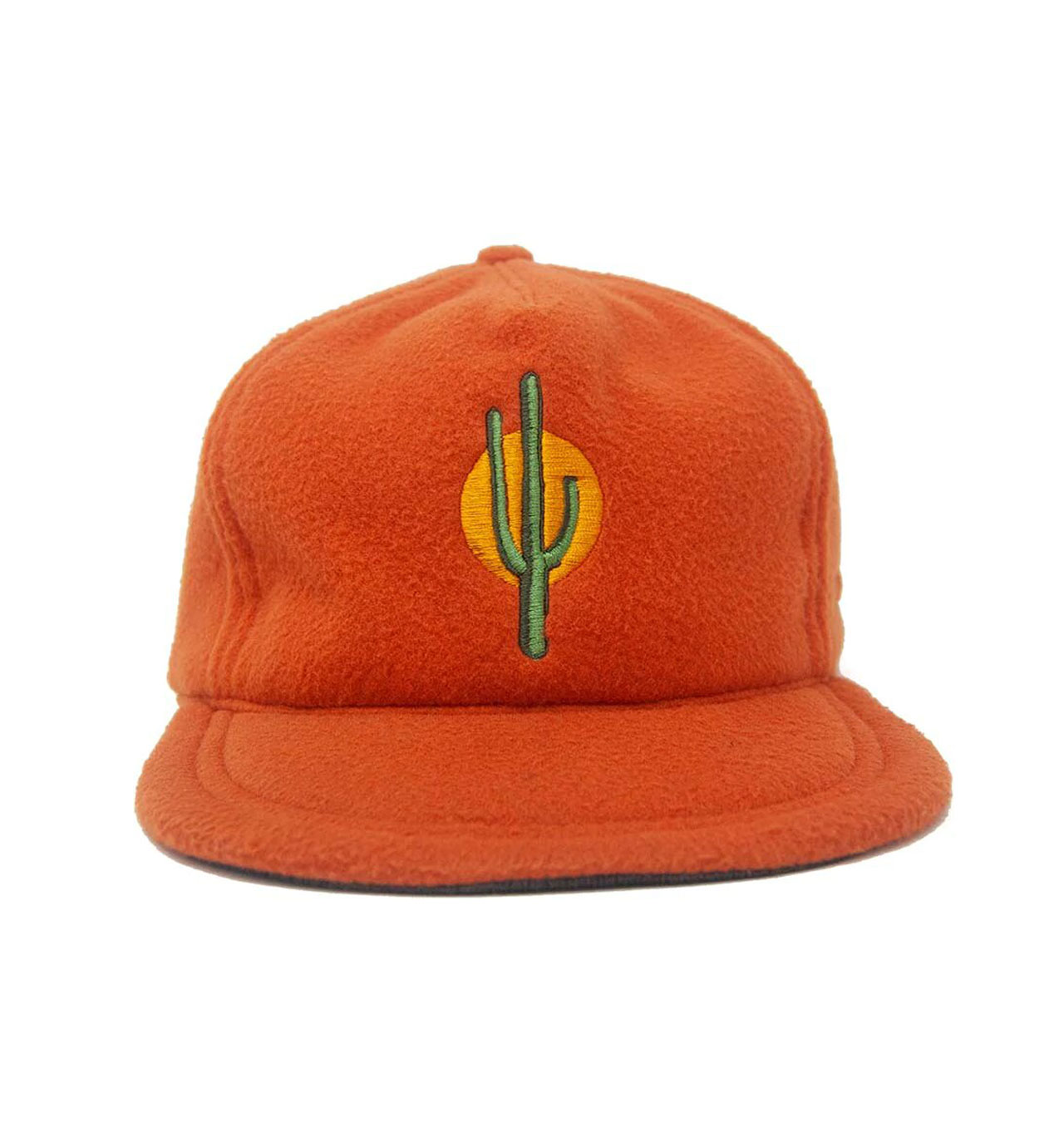 The Ampal Creative - Sunset Cactus Fleece Strapback - Rust